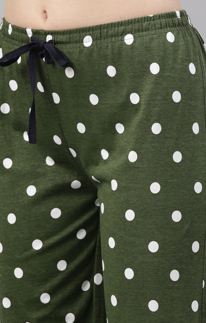 Kryptic | Mustard & Green Cotton T-Shirt and Pyjama Set 8