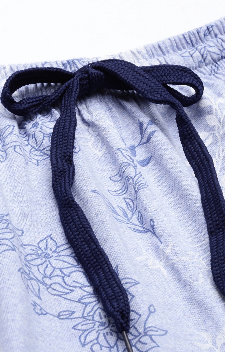 Kryptic | Black & Blue Cotton T-Shirt and Pyjama Set 10