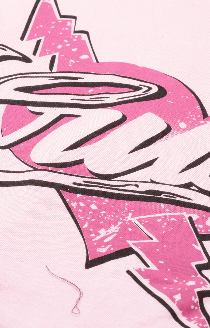 Kryptic | Pink & Navy Cotton T-Shirt and Pyjama Set 6