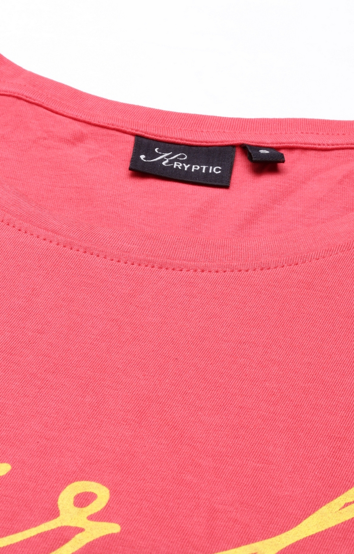 Kryptic | Pink & White Cotton T-Shirt and Pyjama Set 7