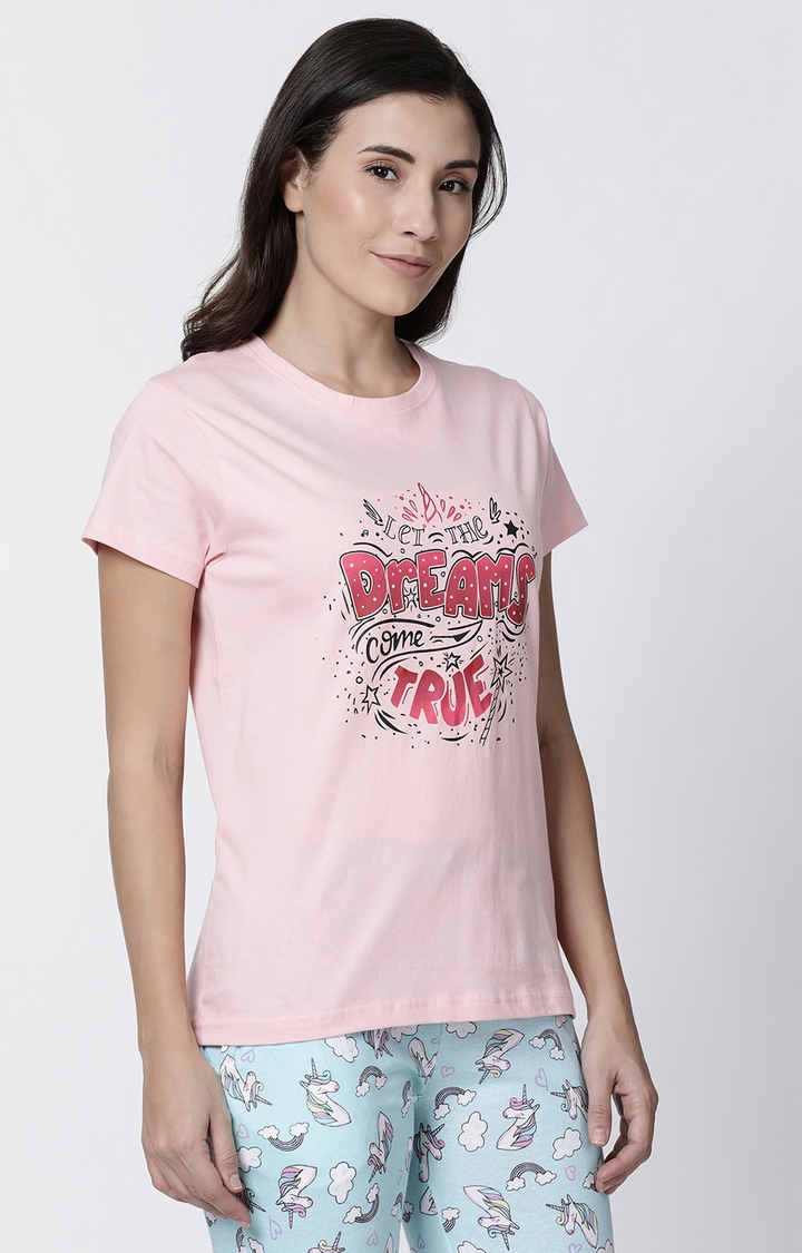 Kryptic | Pink Printed T-Shirts 2