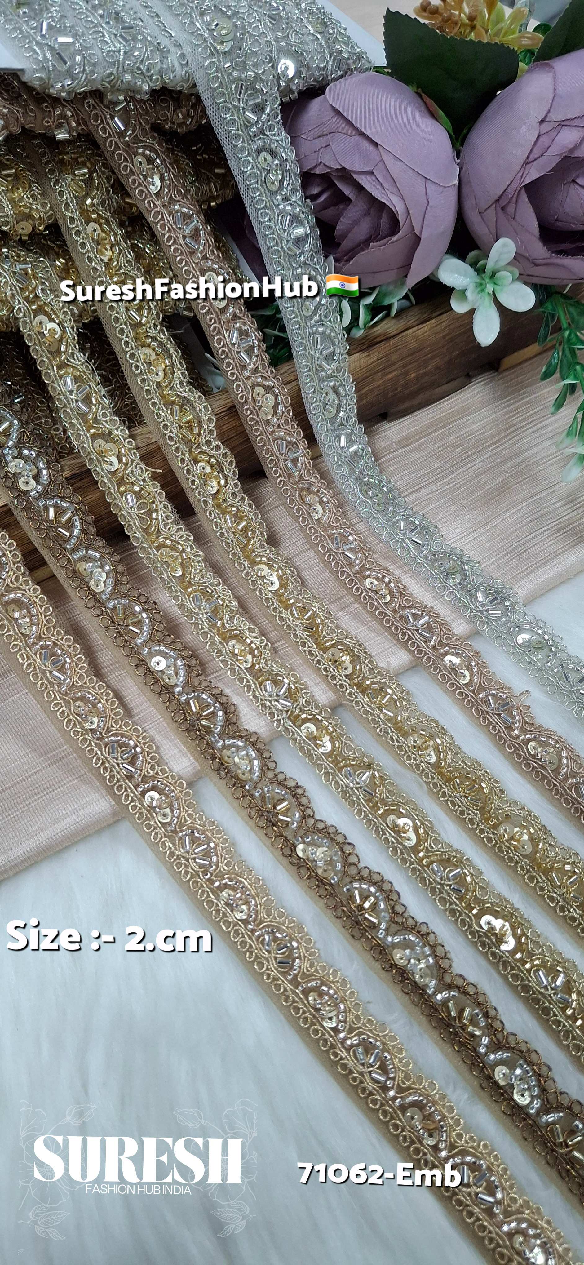 Scalloped Cutwork Embroidery Lace