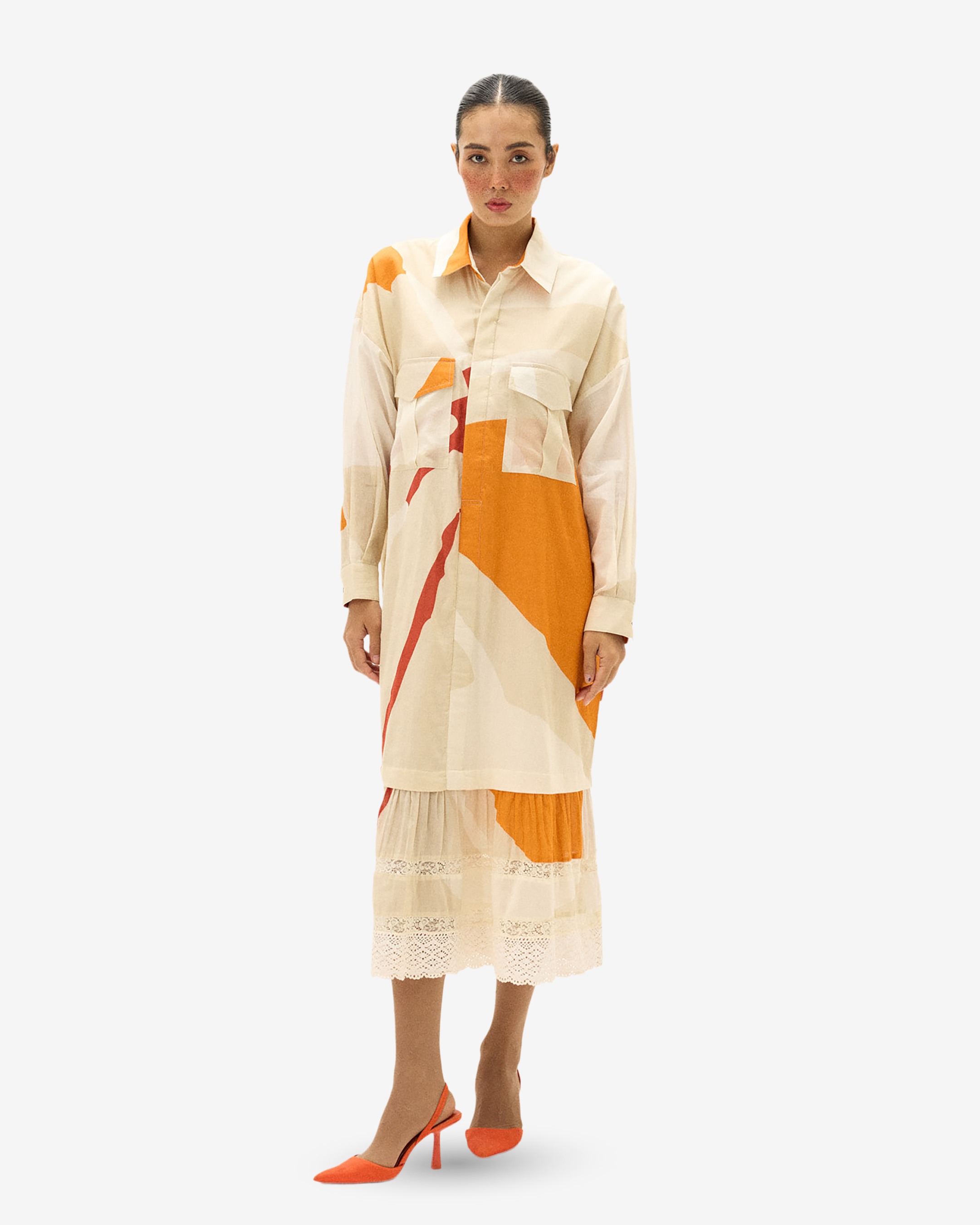 Ivory Armor Dress