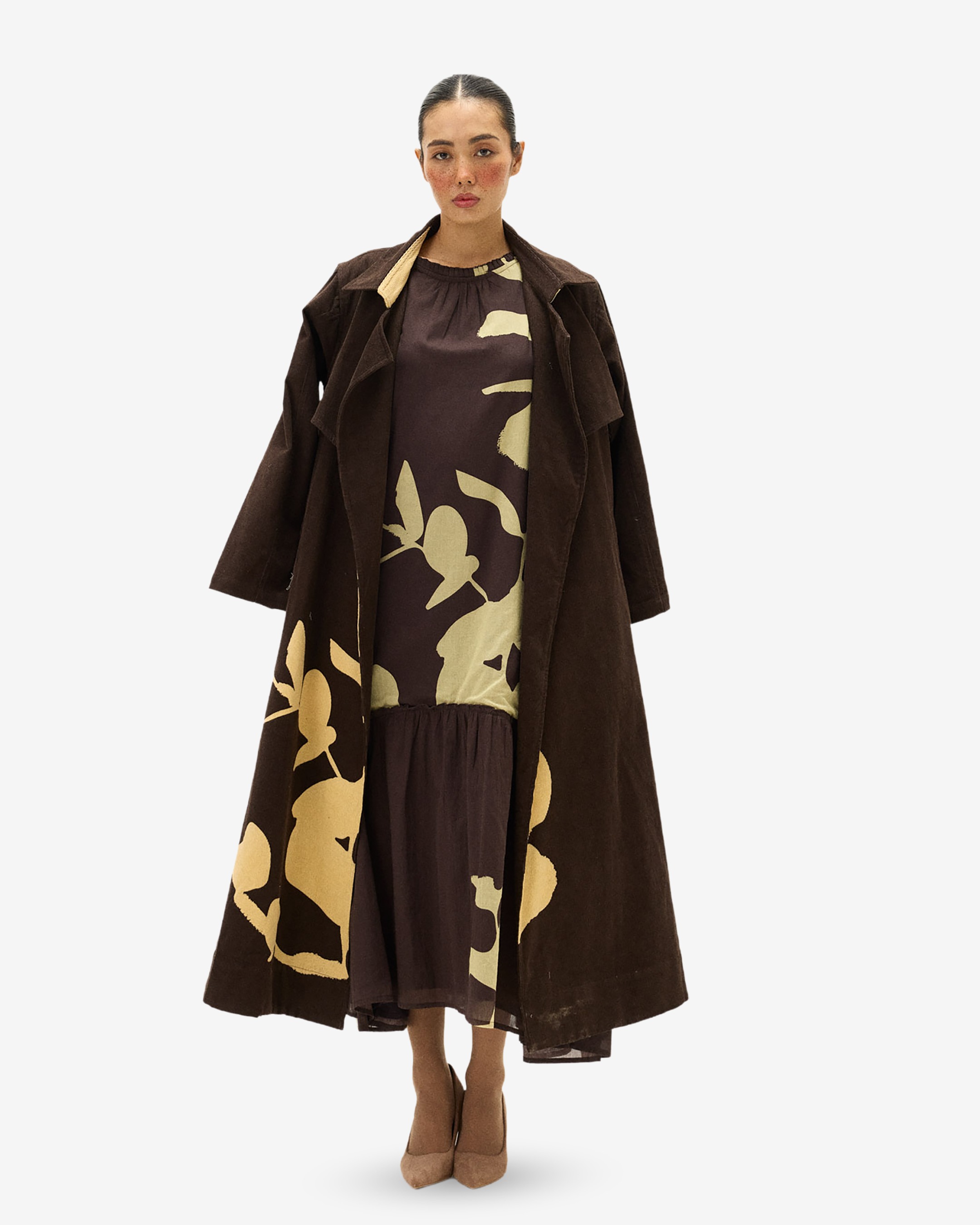 Sepia Trench Coat