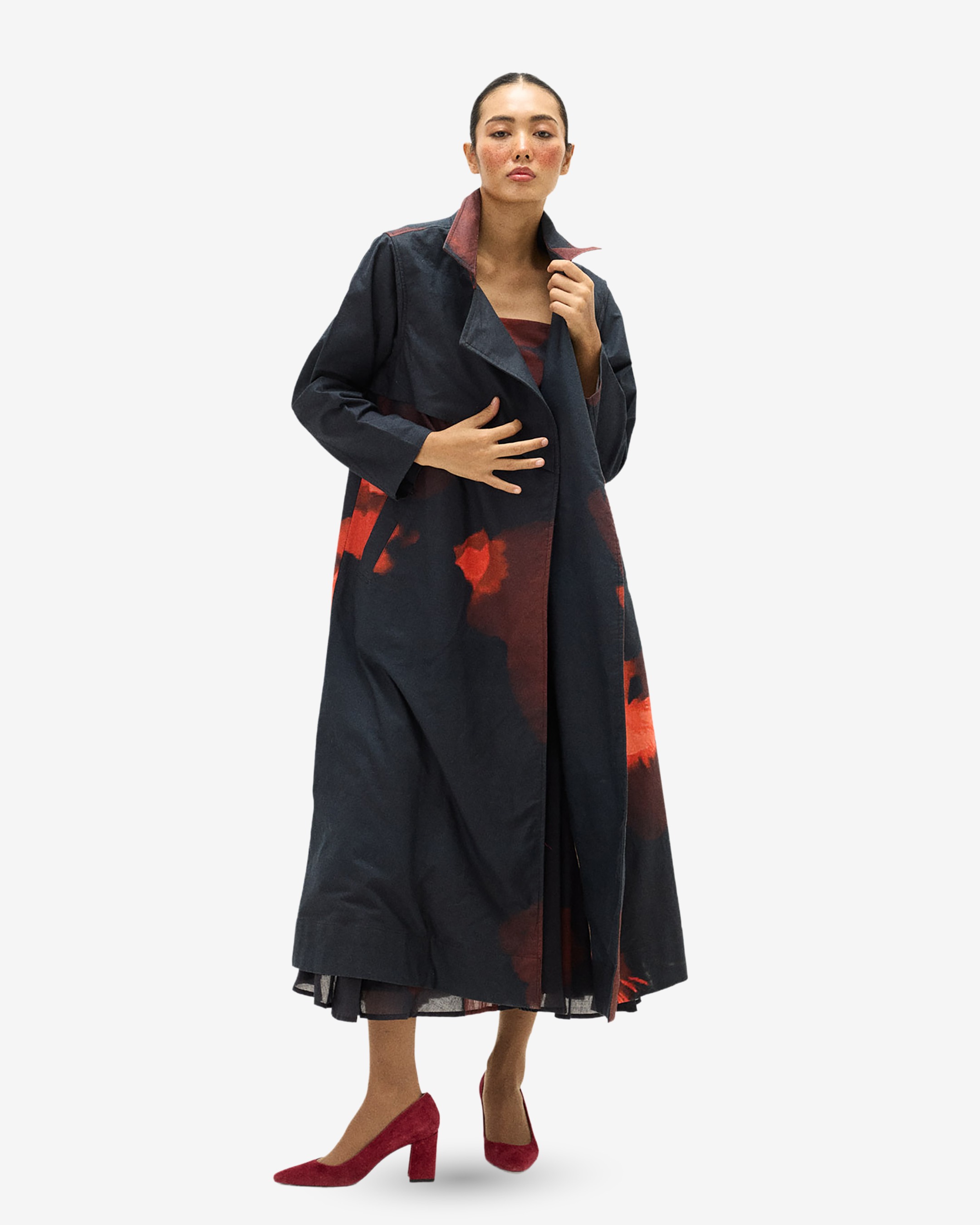 Rouge Trench Coat