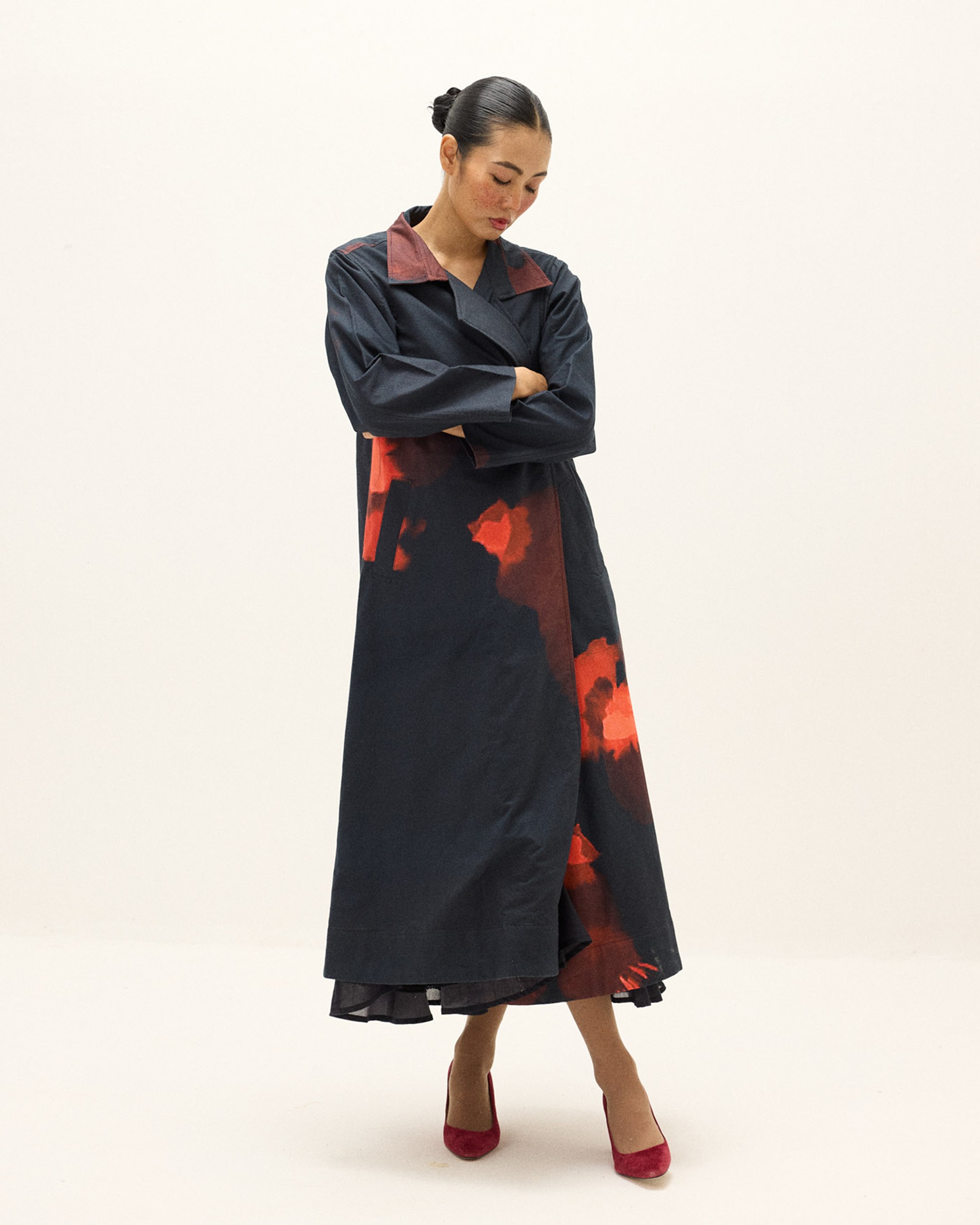 Rouge Trench Coat