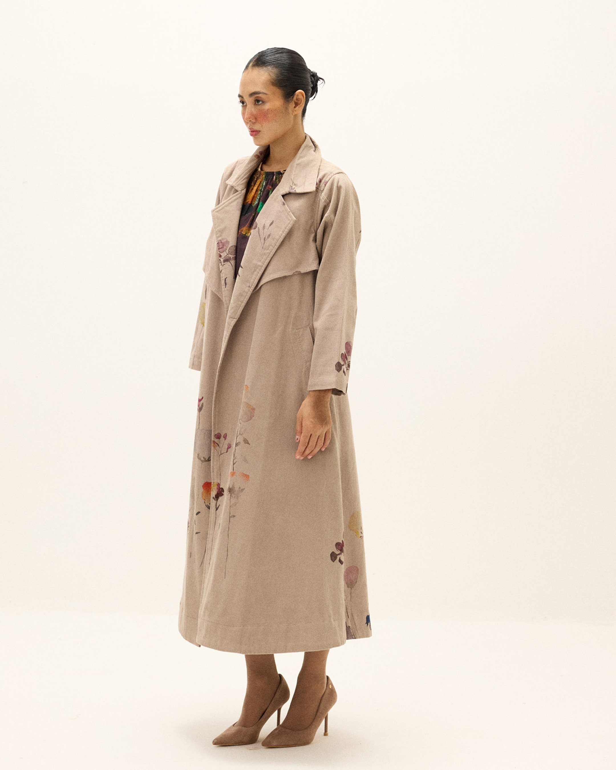 Taupe Trench Coat