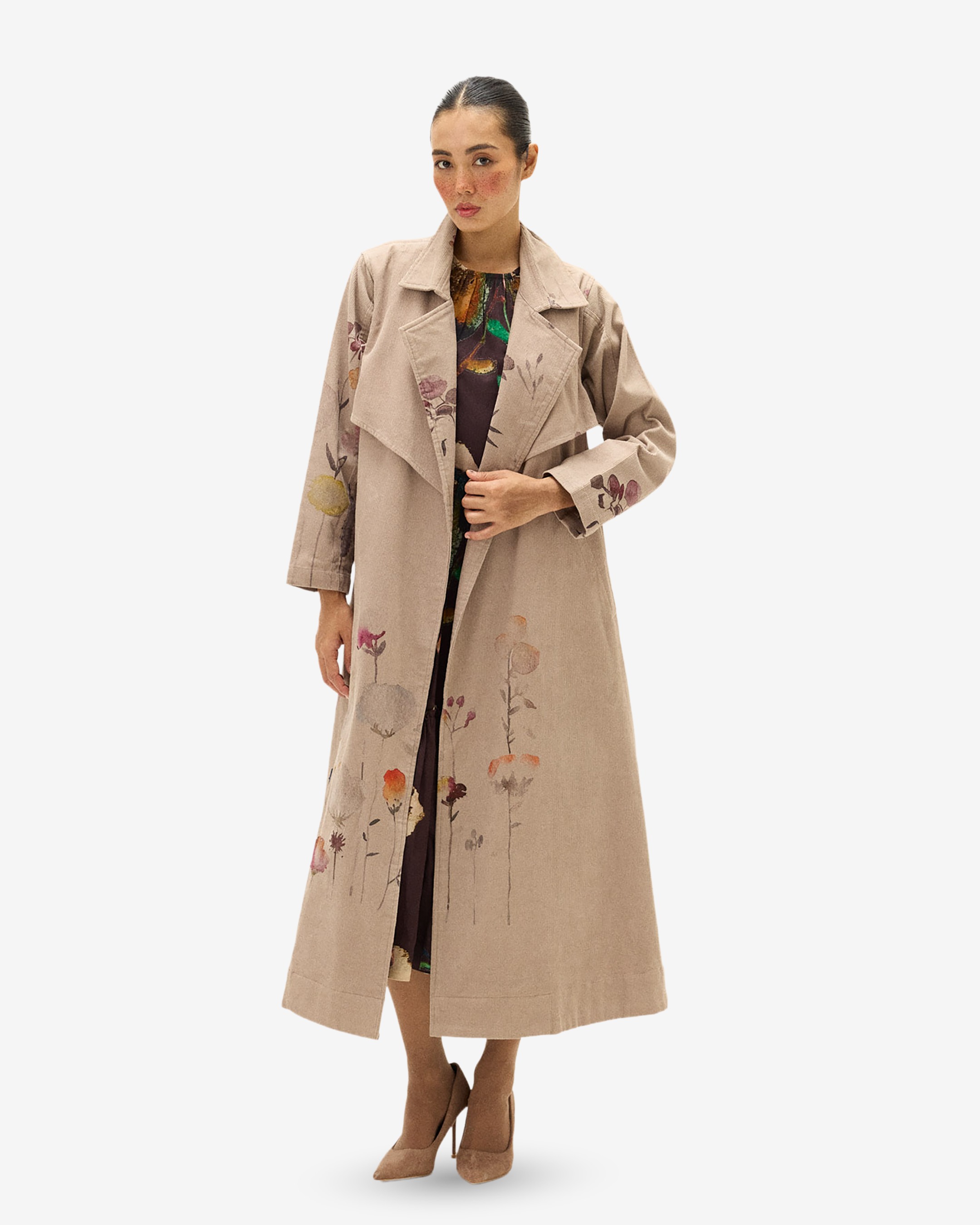 Taupe Trench Coat