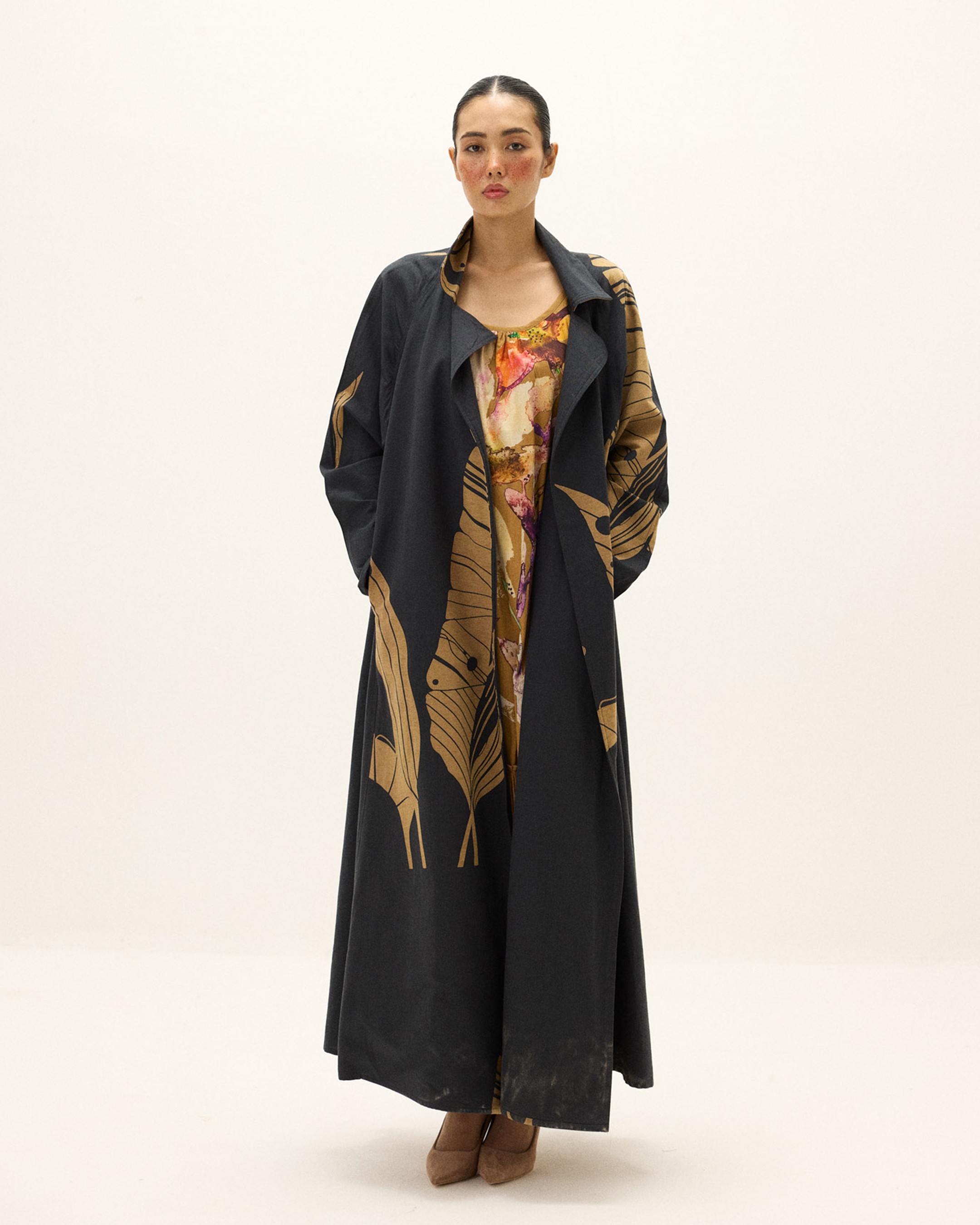 Midnight Leaf Coat