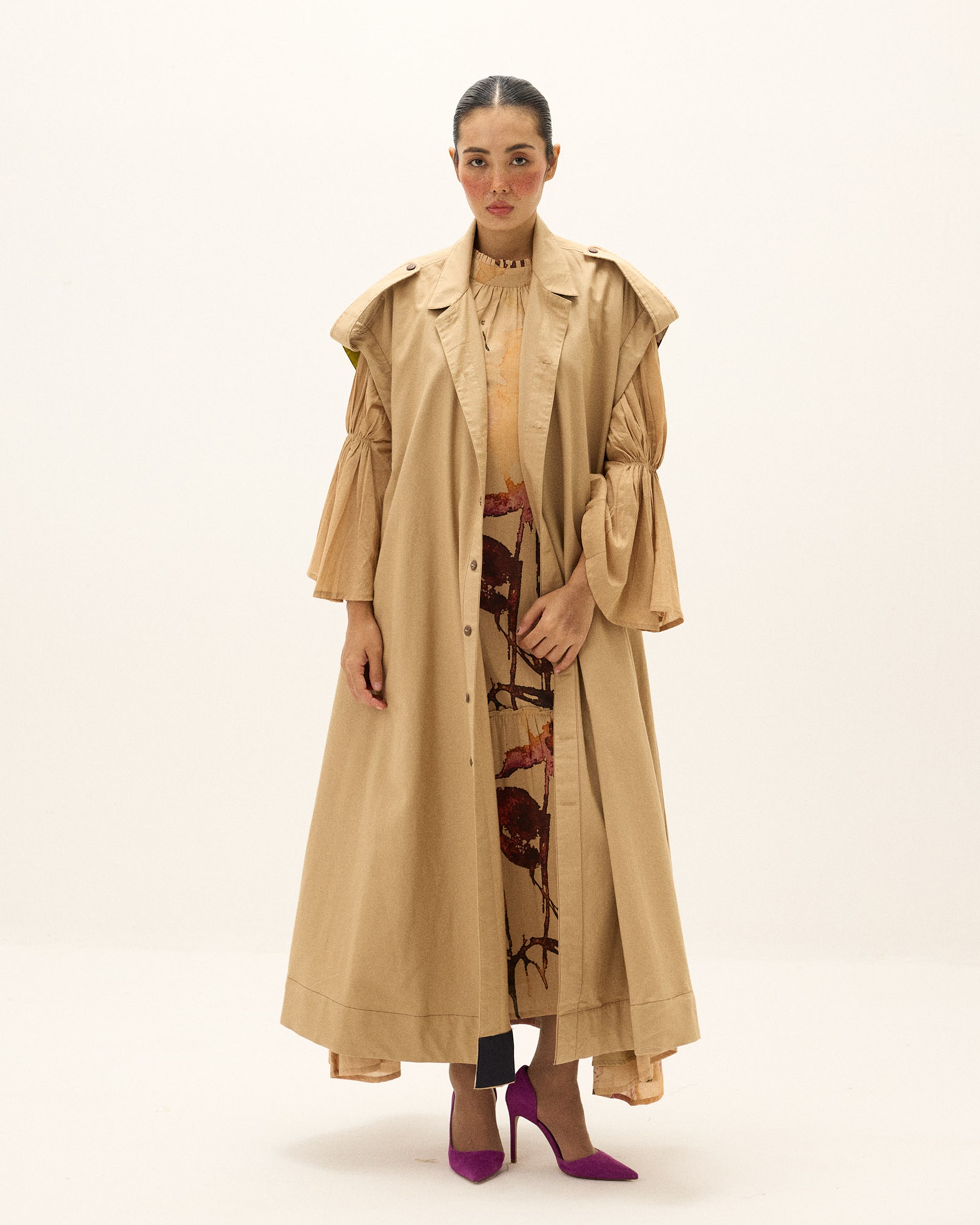 Chestnut Trench Coat