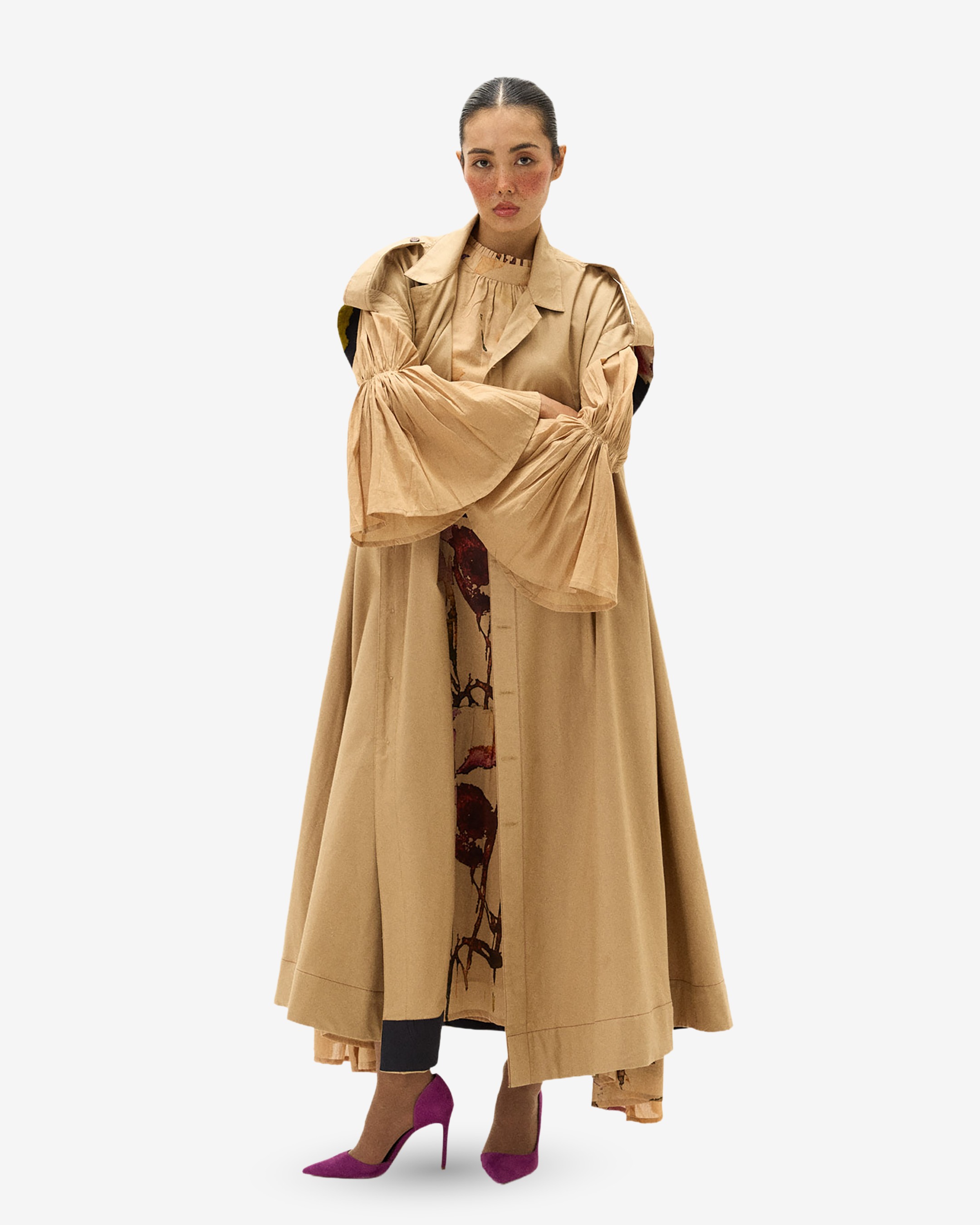 Chestnut Trench Coat