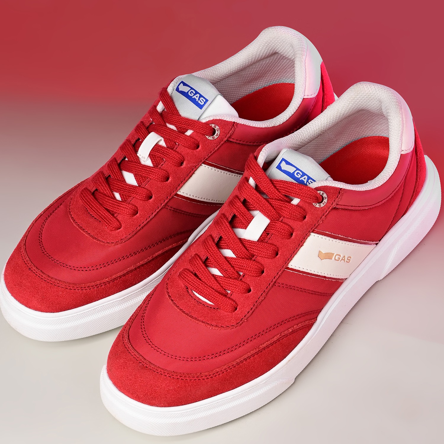 Men Luciano Red Casual Sneakers