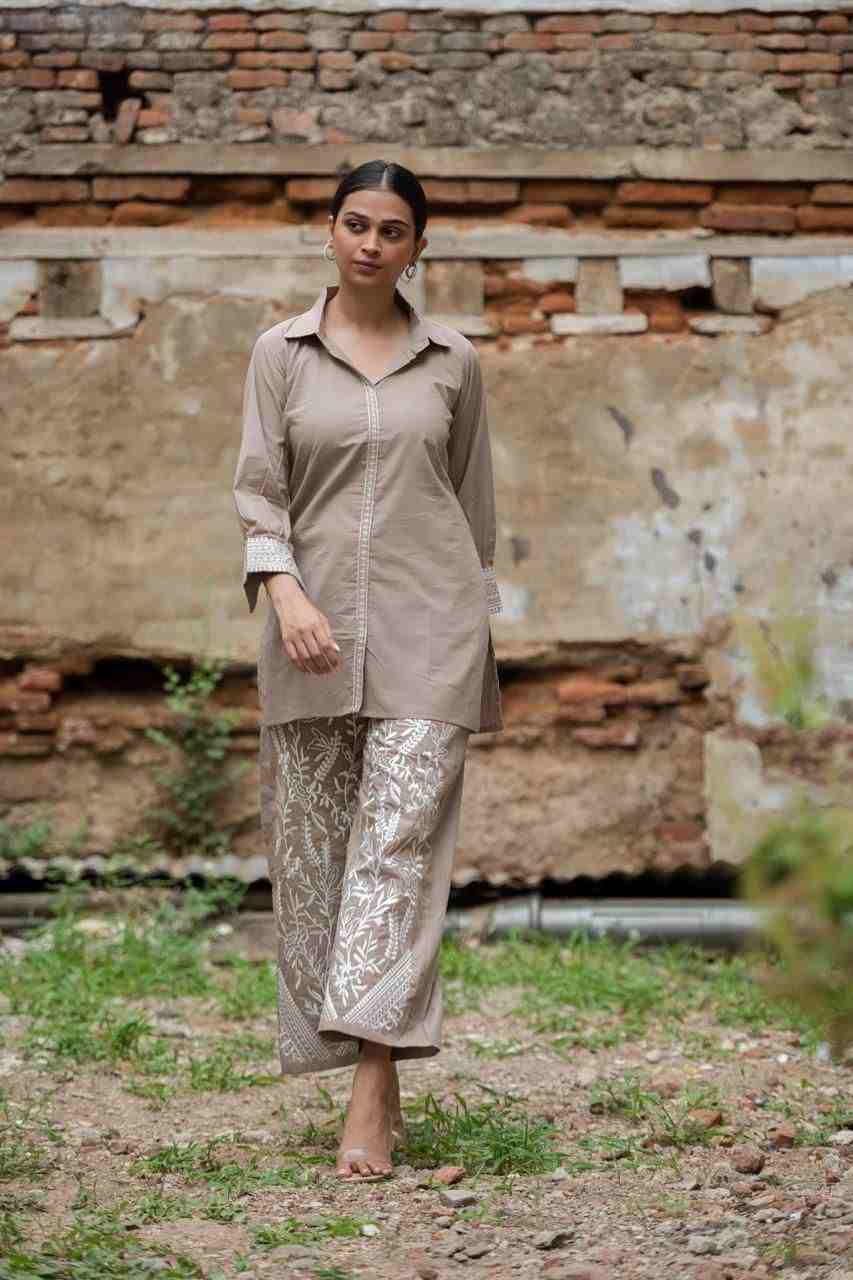 Beige Coloured Cord Set