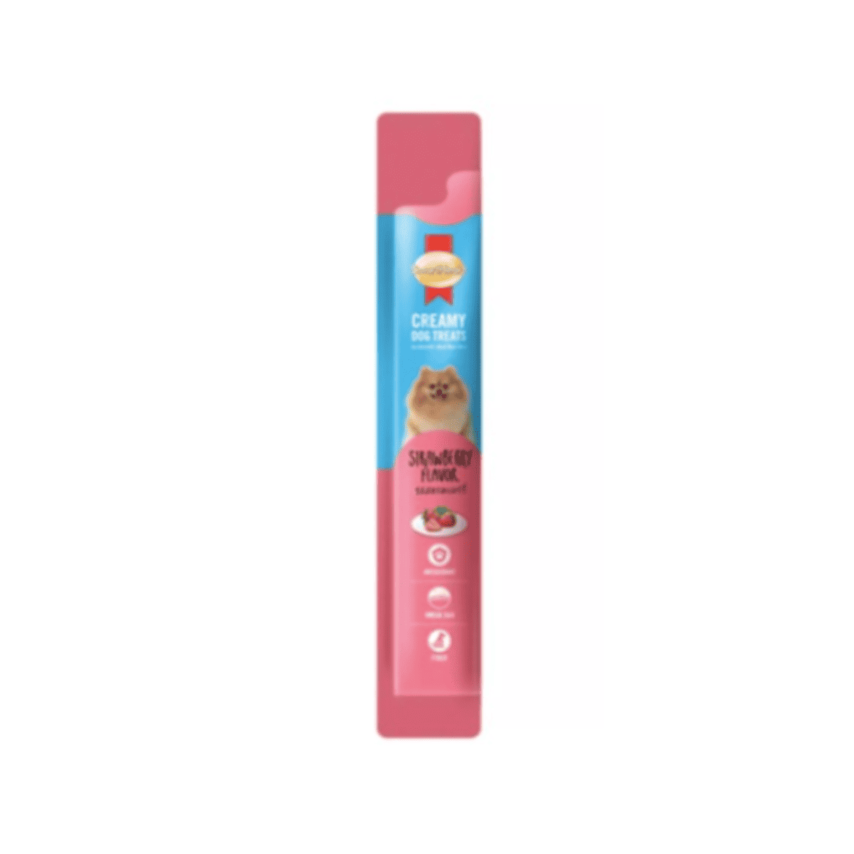 SmartHeart Strawberry Flavor Creamy Dog Treats - 60g
