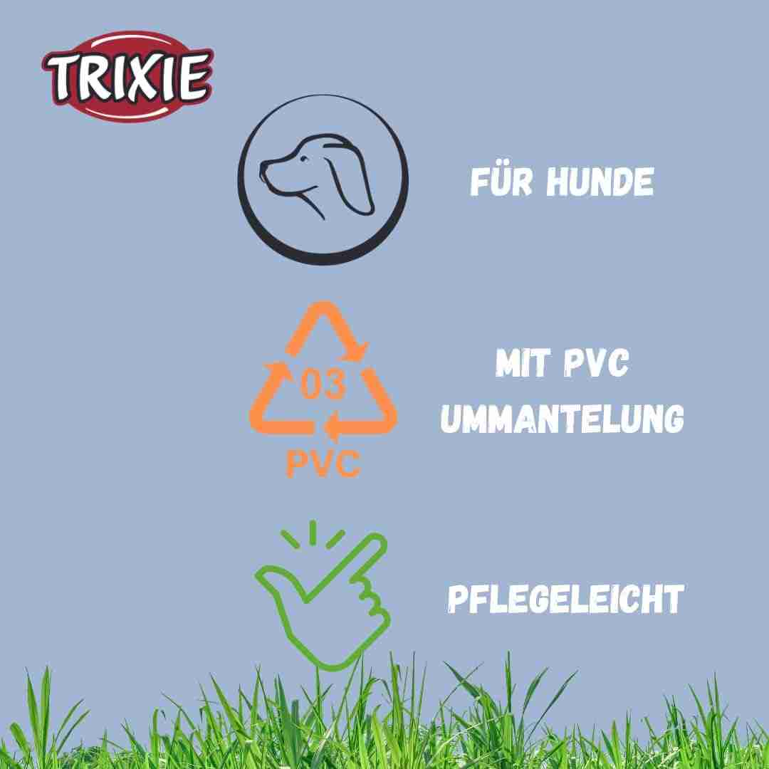 Trixie City Style PVC Collar PVC for Dogs, Sage