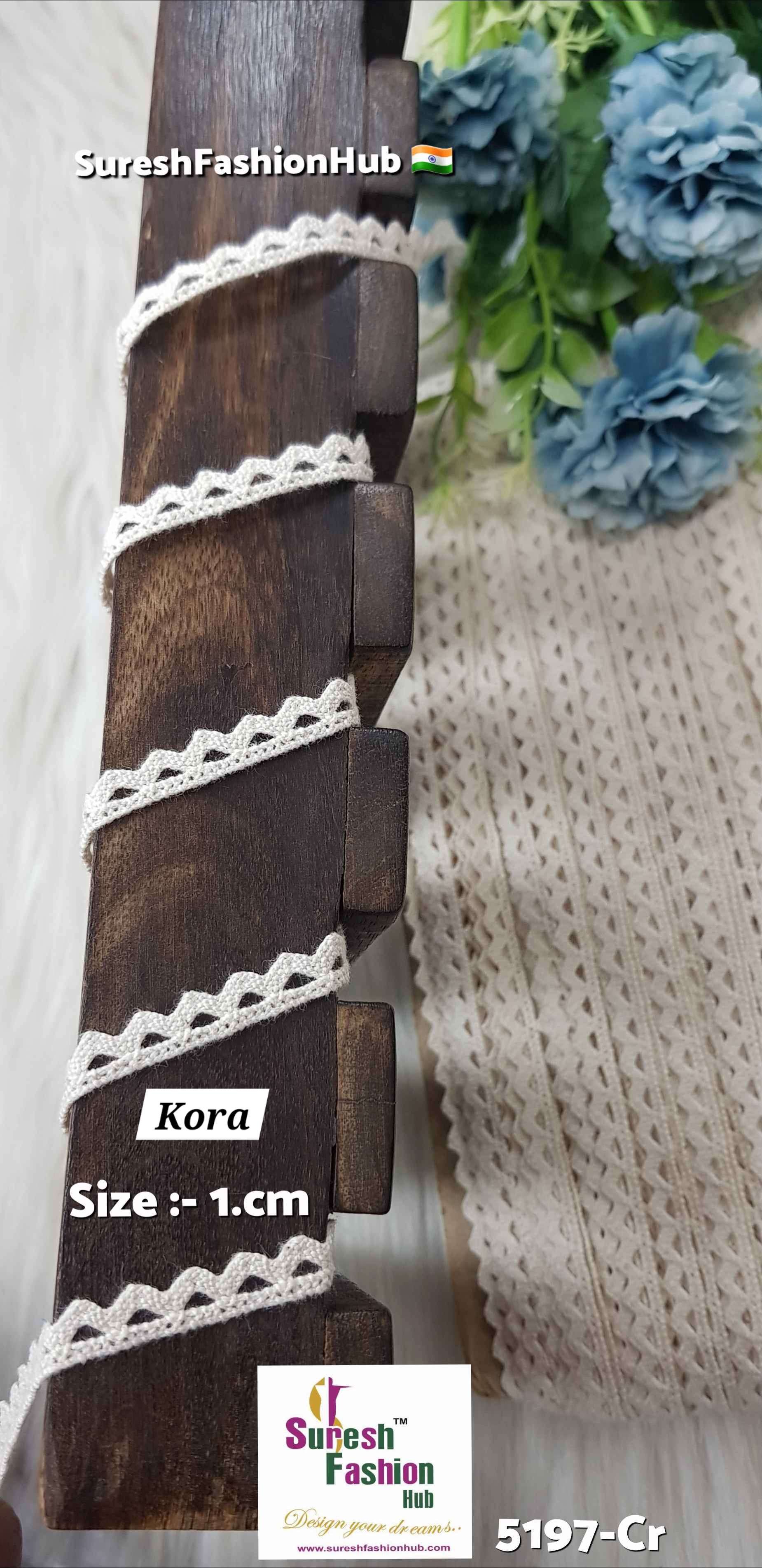 Kora Shade Scalloped Crosio Lace