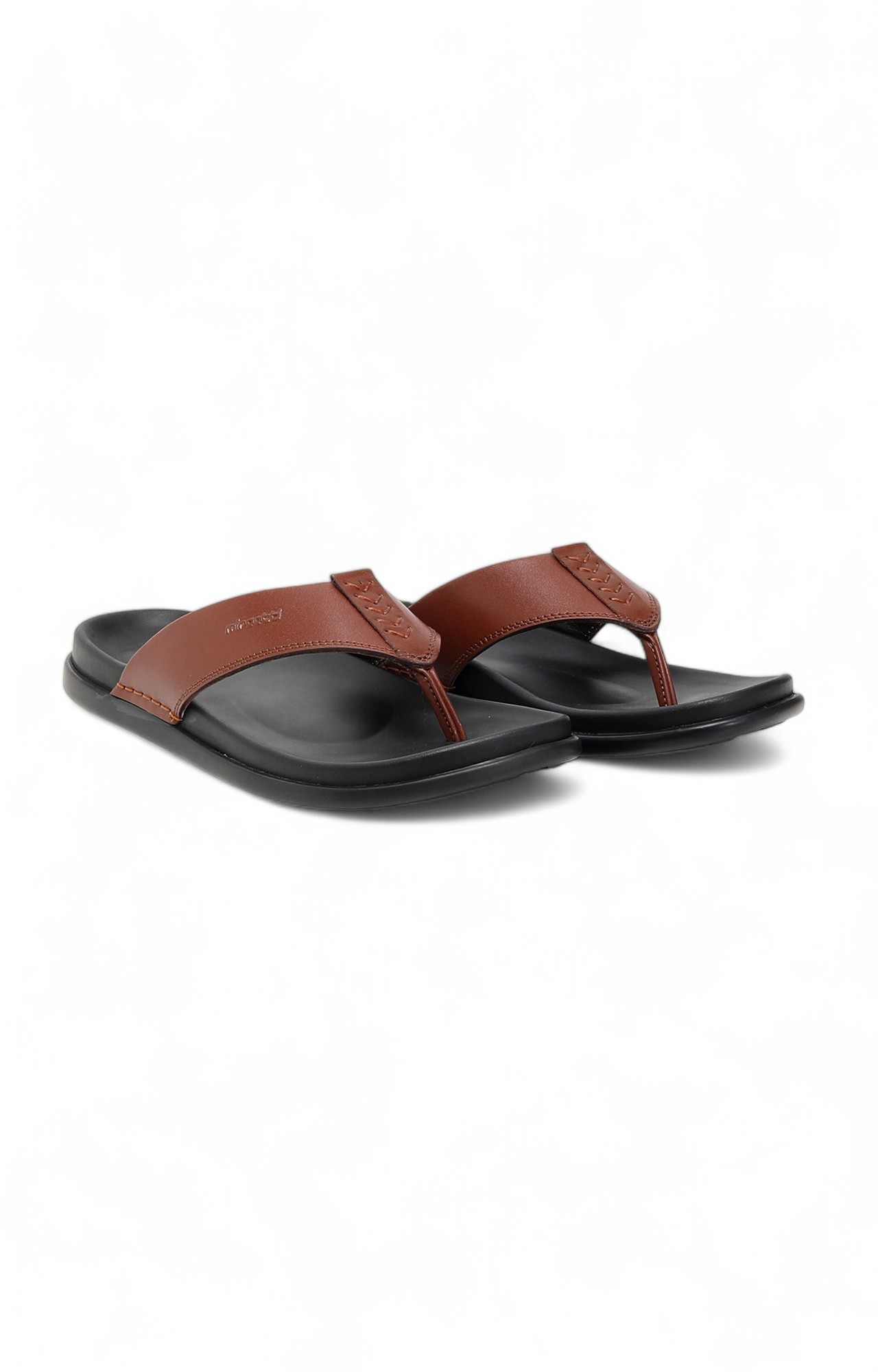 Men Wine Color Comfort Flip-Flops