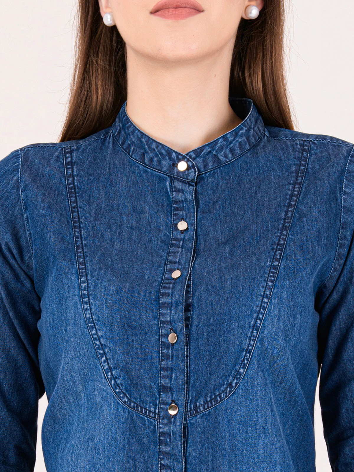 Albion Women D.Blue Smart Top