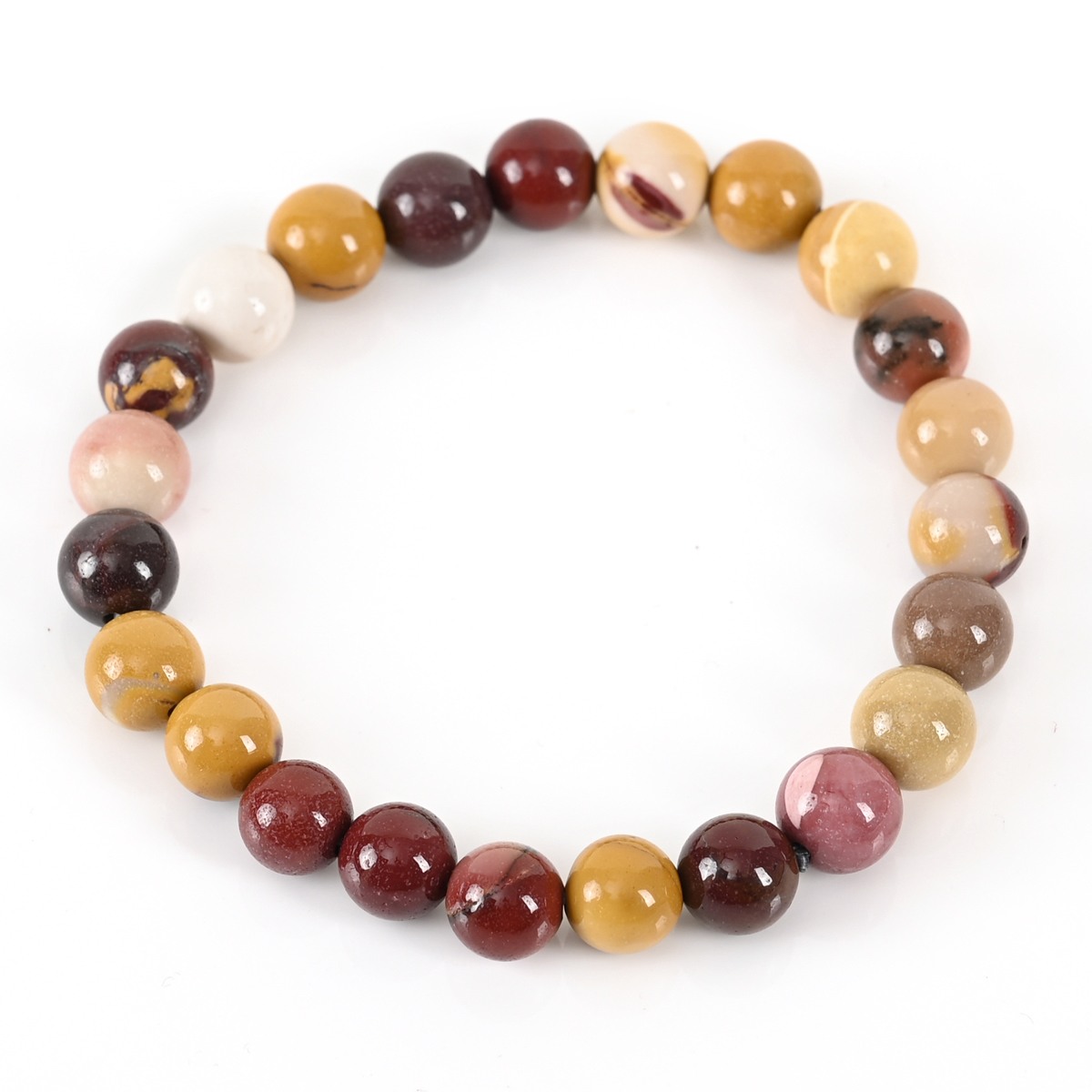Shiv Ratan Kendra Genuine Mokite Stone Stretchable Bracelets