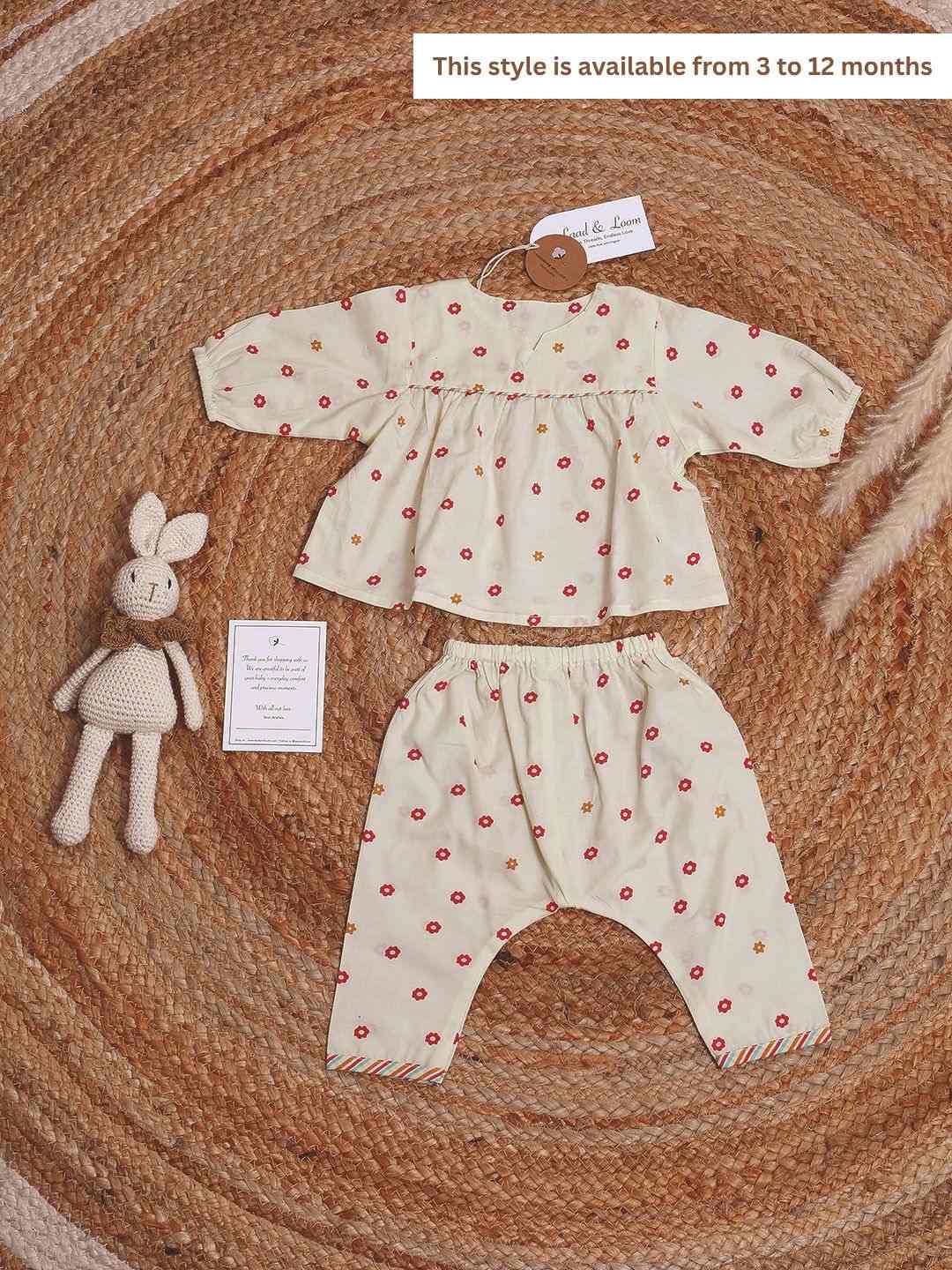 Baby Girl Jhabla Set