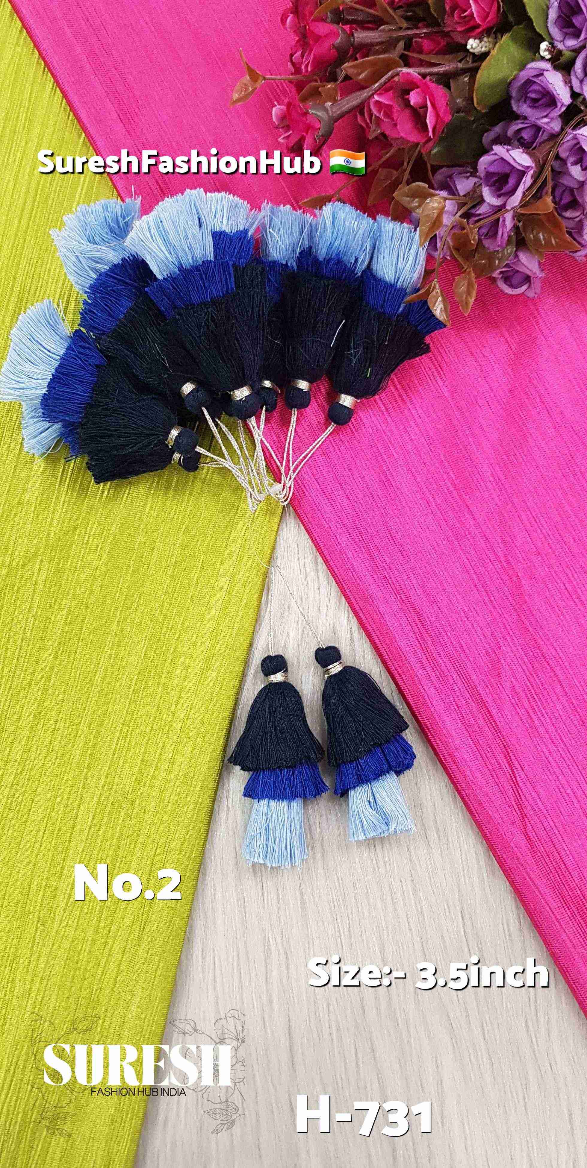 Sunset Harmony Tassel Drop – Color No 2 : H-731
