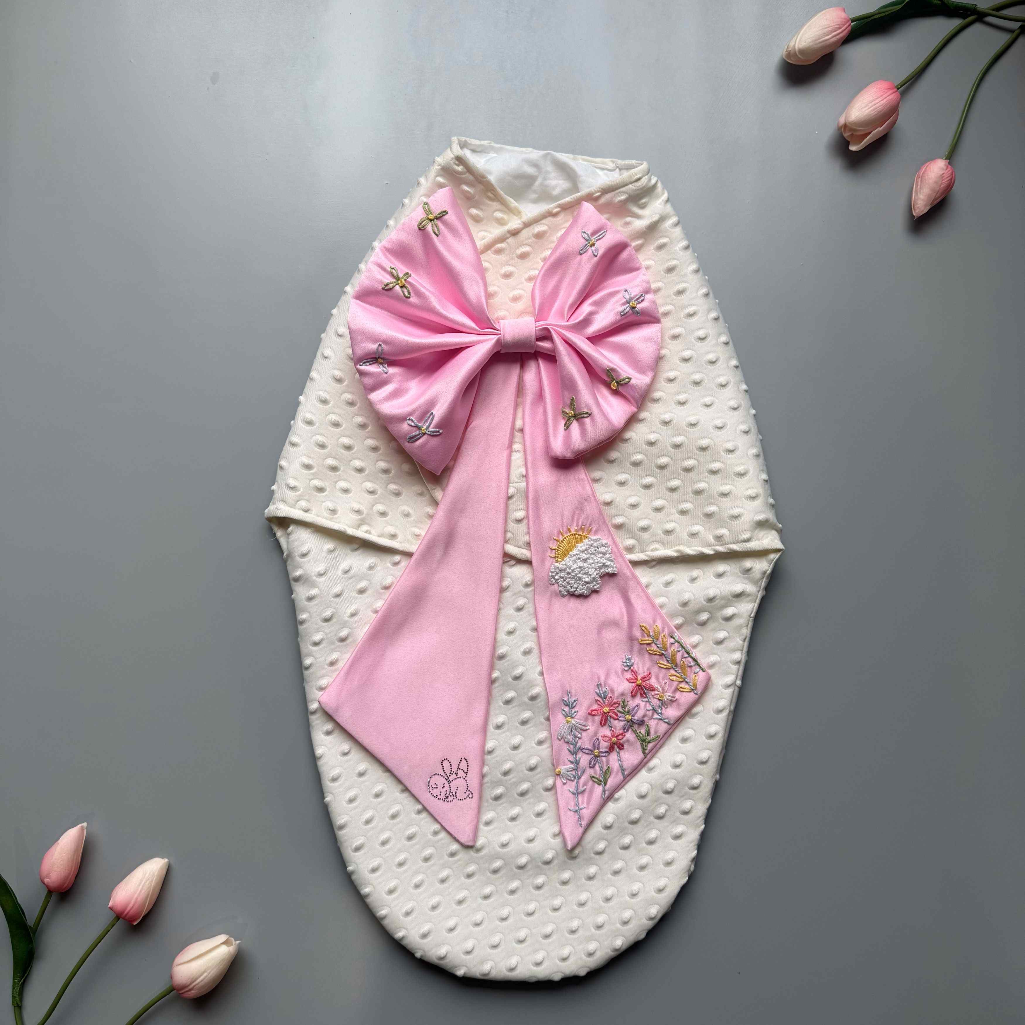 Cloud Blossom Swaddle Set