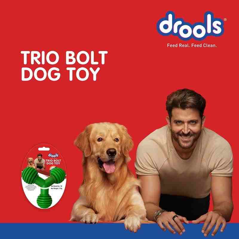 Drools Trio Bolt Dog Toy