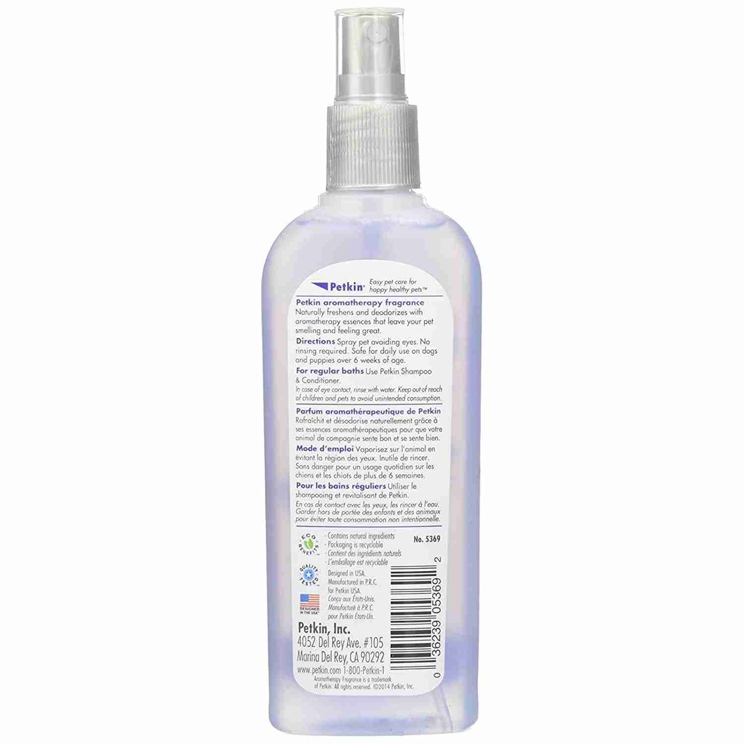 Petkin Aromatherapy Spa Lavender Perfume