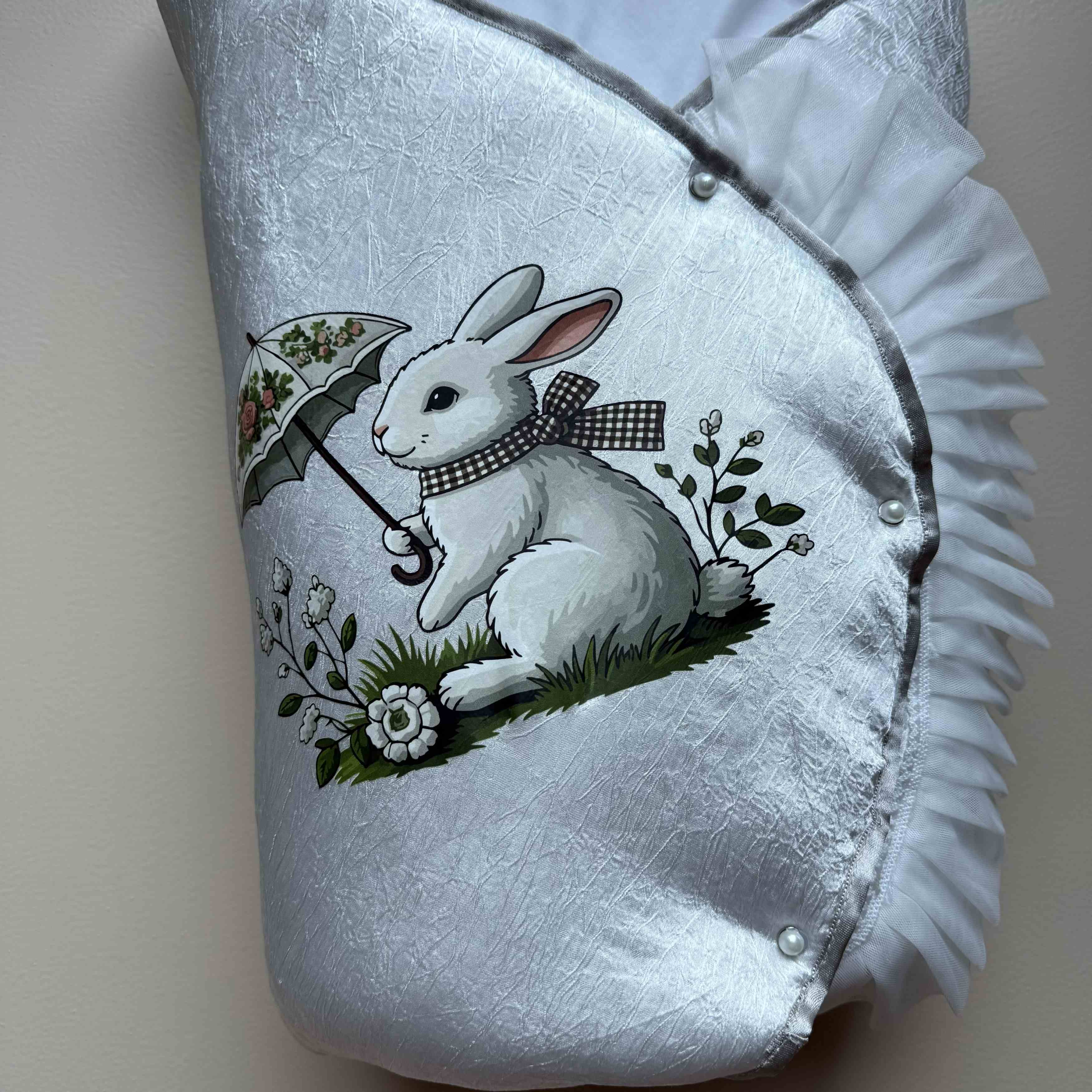 Bunny Meadows Baby Drape