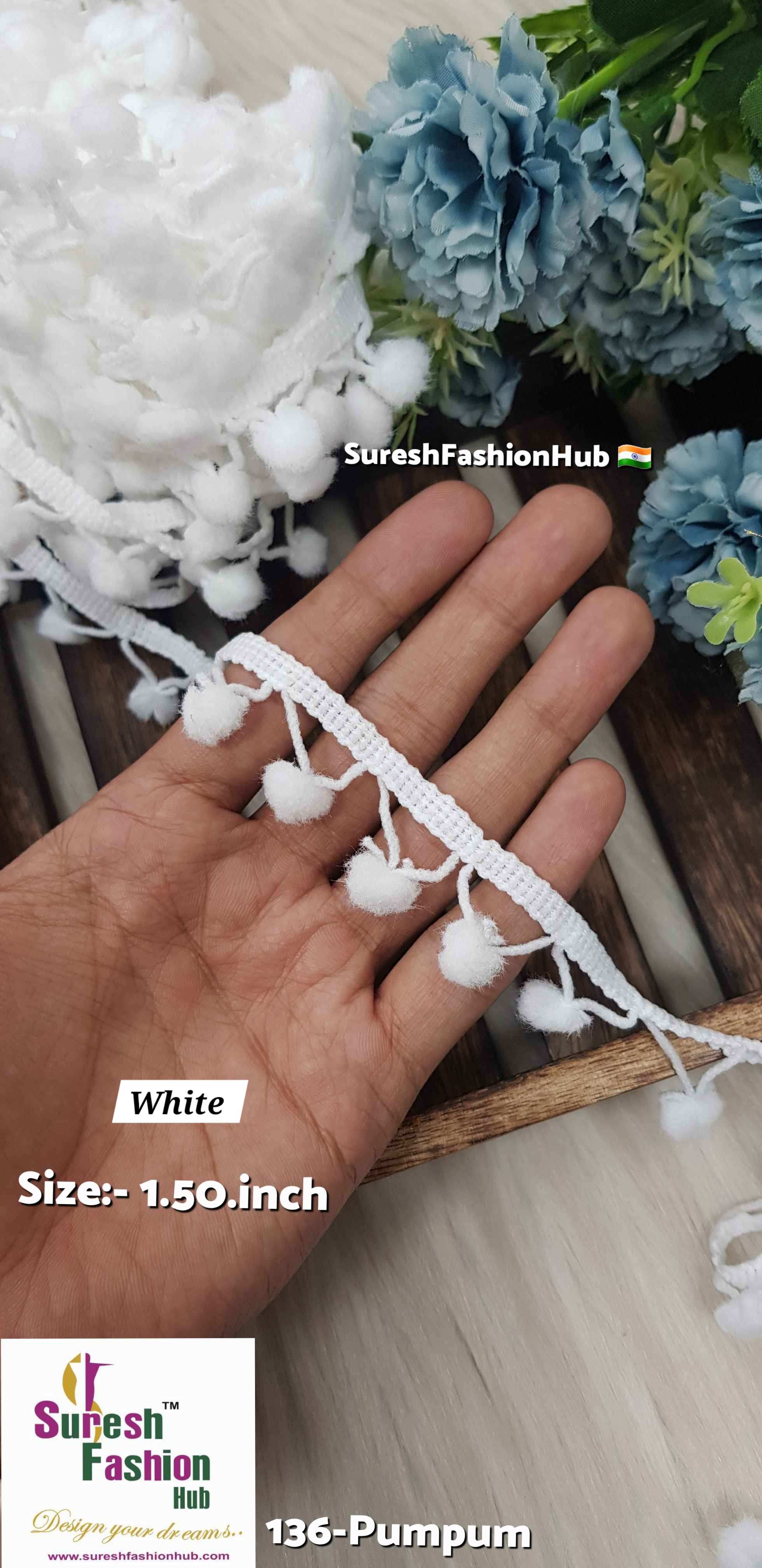 Pum Pum Ball Cotton Lace