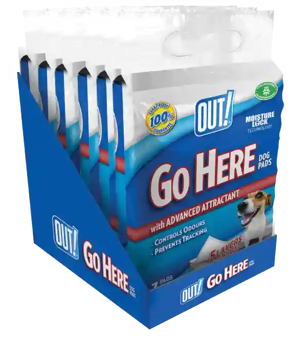 OUT! Moisture Lock Training Pads for Dogs (22 x 22)