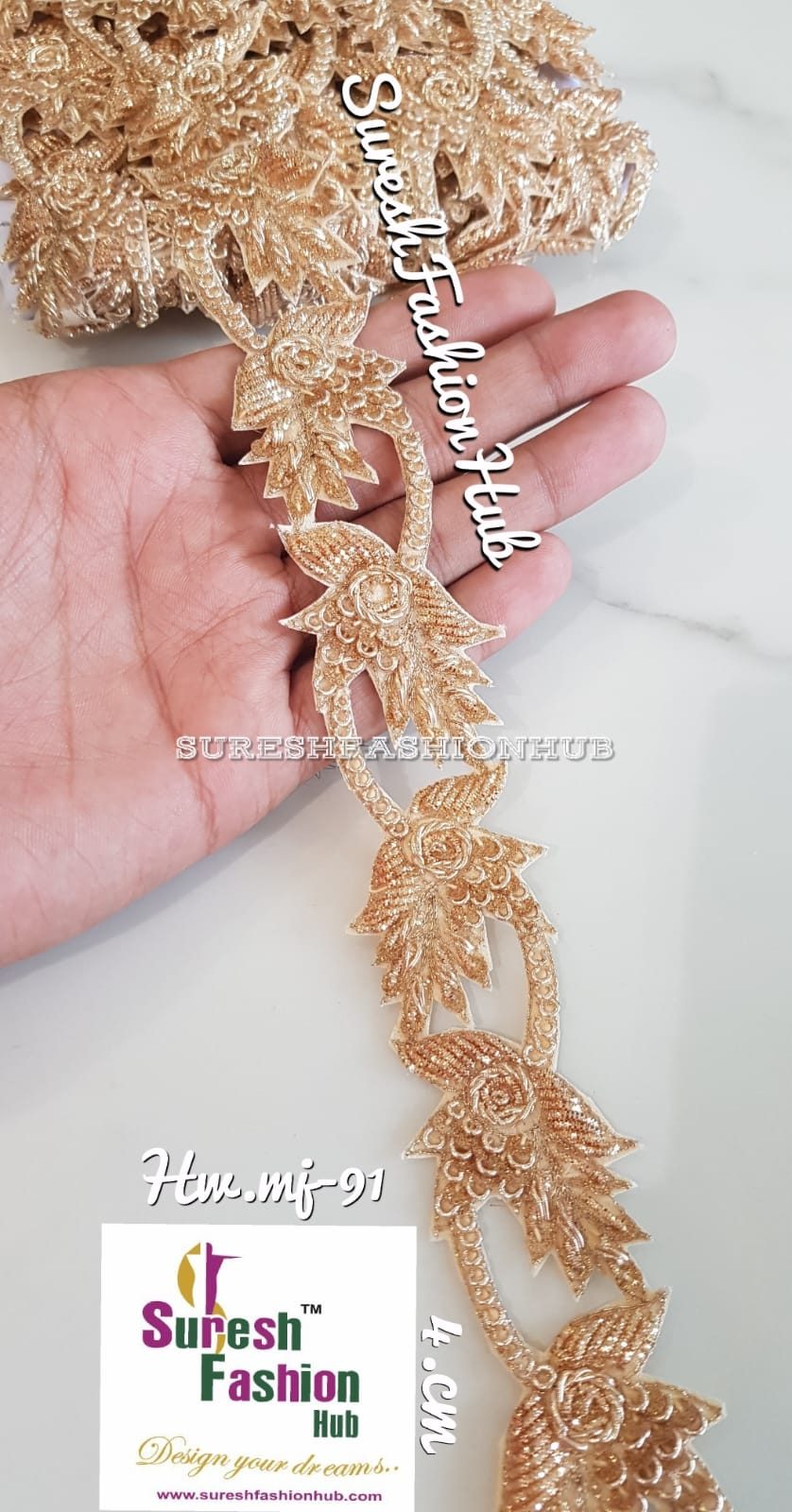 Handmade decorative Rose Gold Ribbon