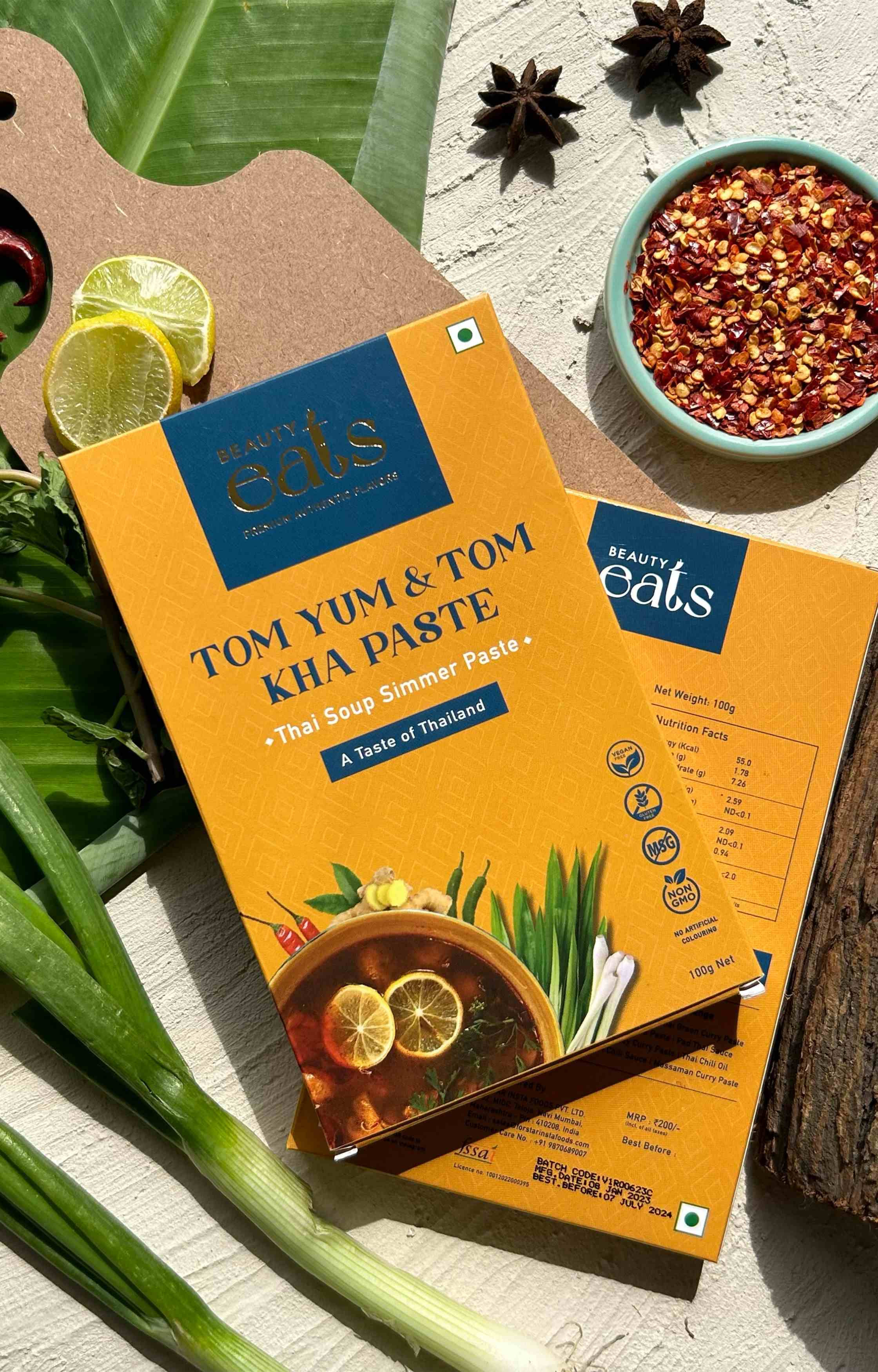 Tom Yum & Tom Kha Paste - Pack of 2