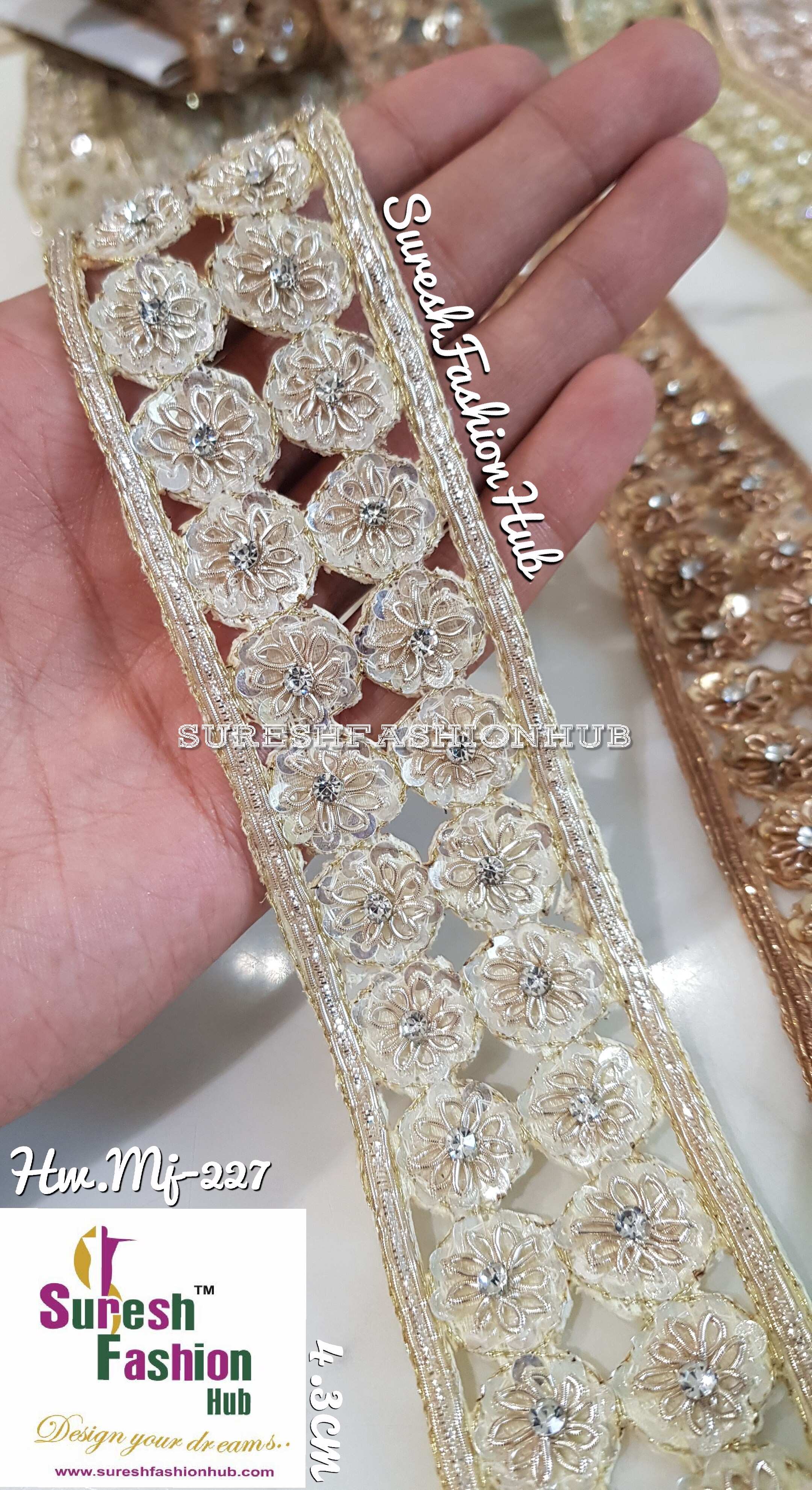 Handmade decorative Water Gold Ribbon