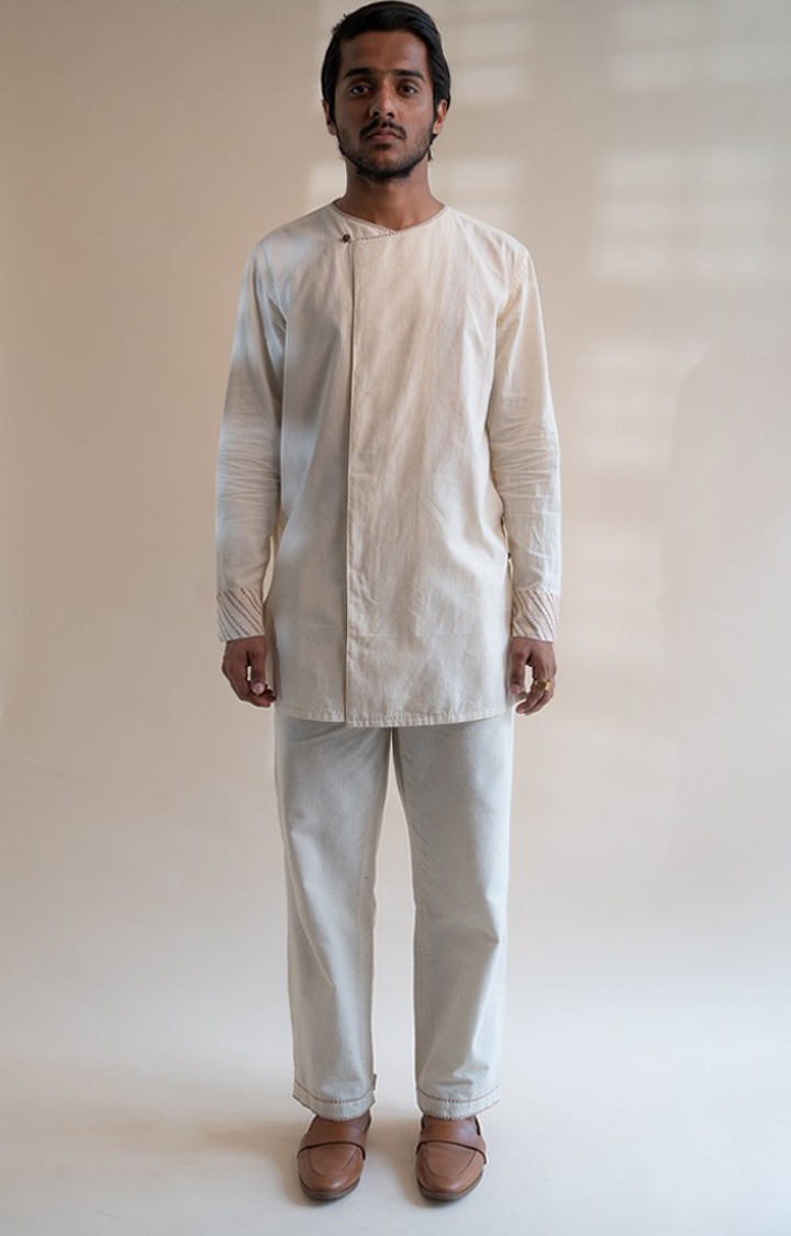 Lafaani | Men's White Cotton Casual Shirts