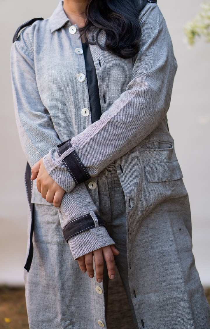 Unisex Grey Cotton Shrugs