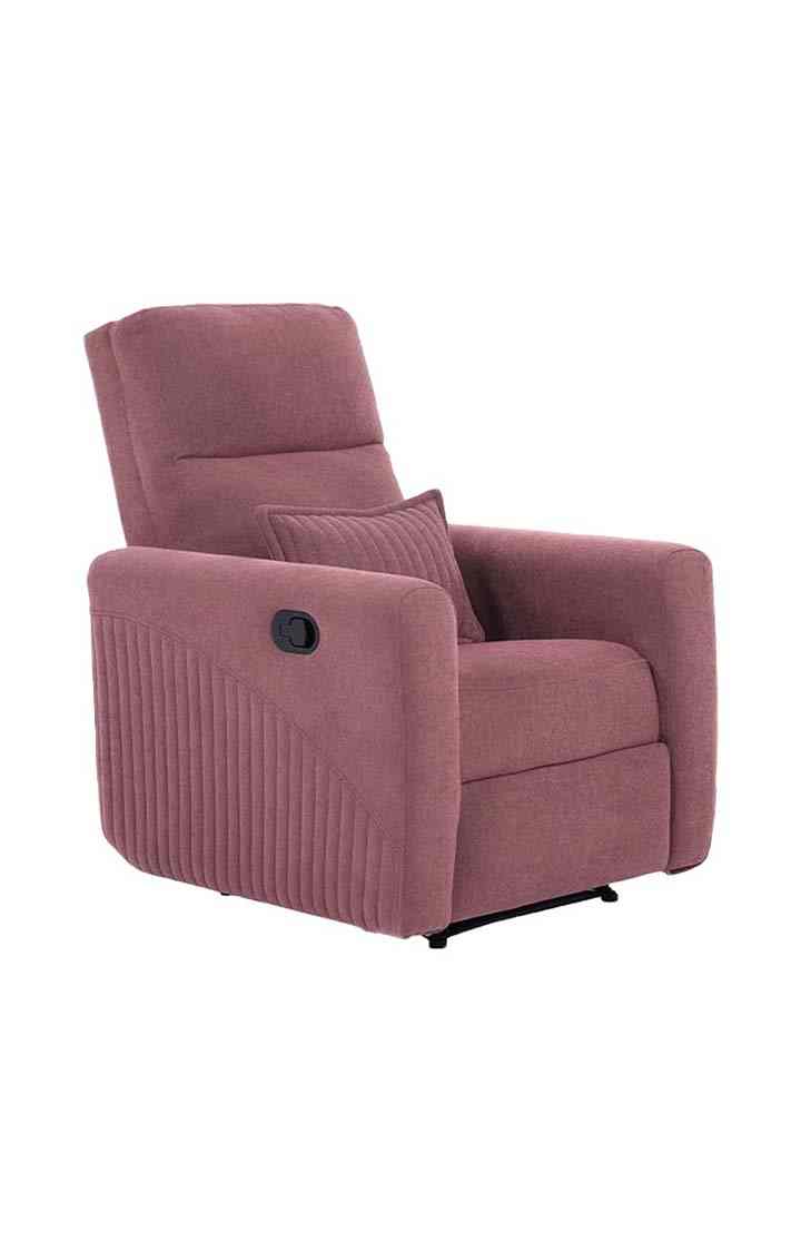 neudot Eazy Boy Single Seater Fabric Recliner - Ceramic Pink
