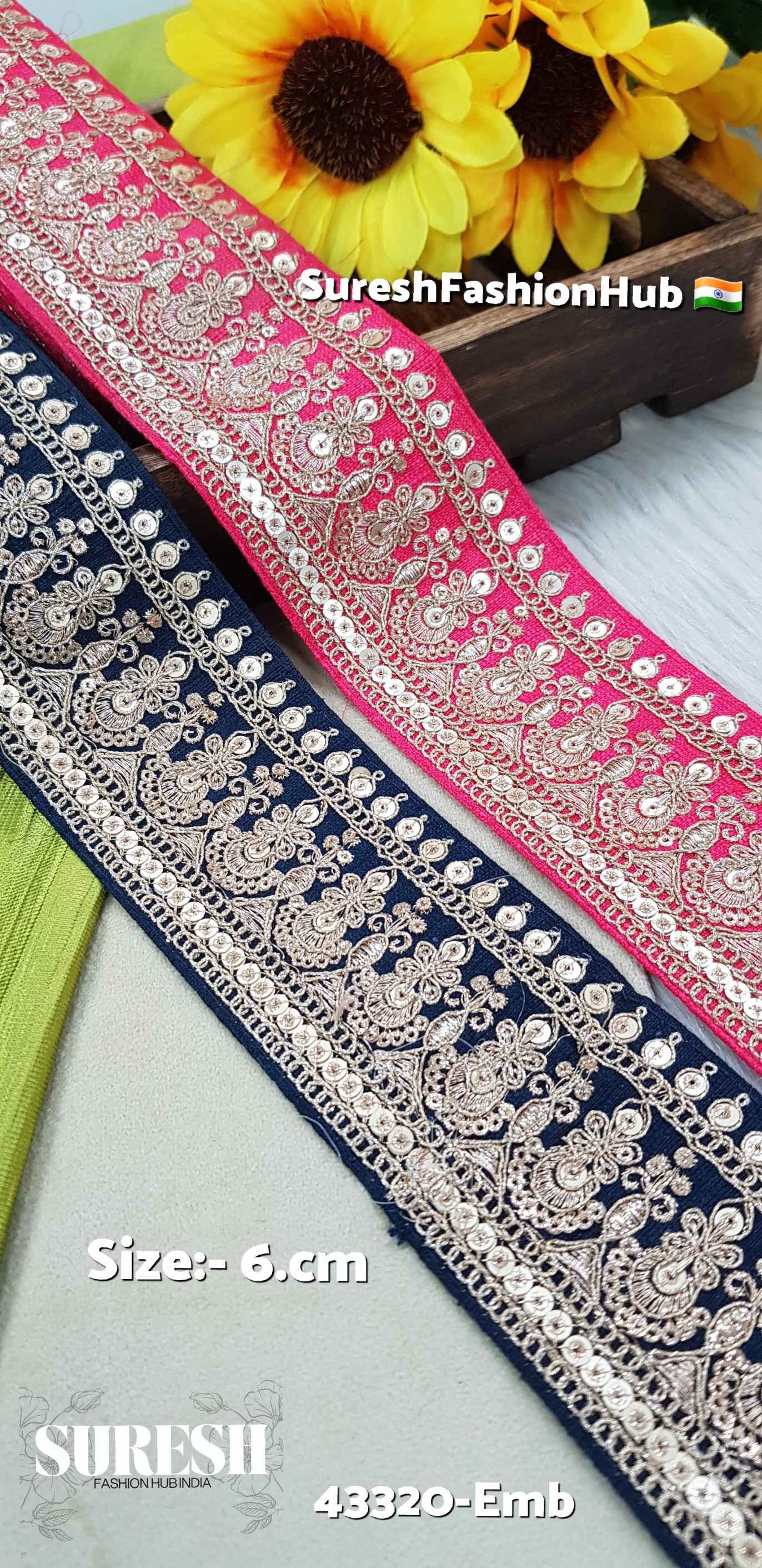 Royal Bloom Embroidery Lace