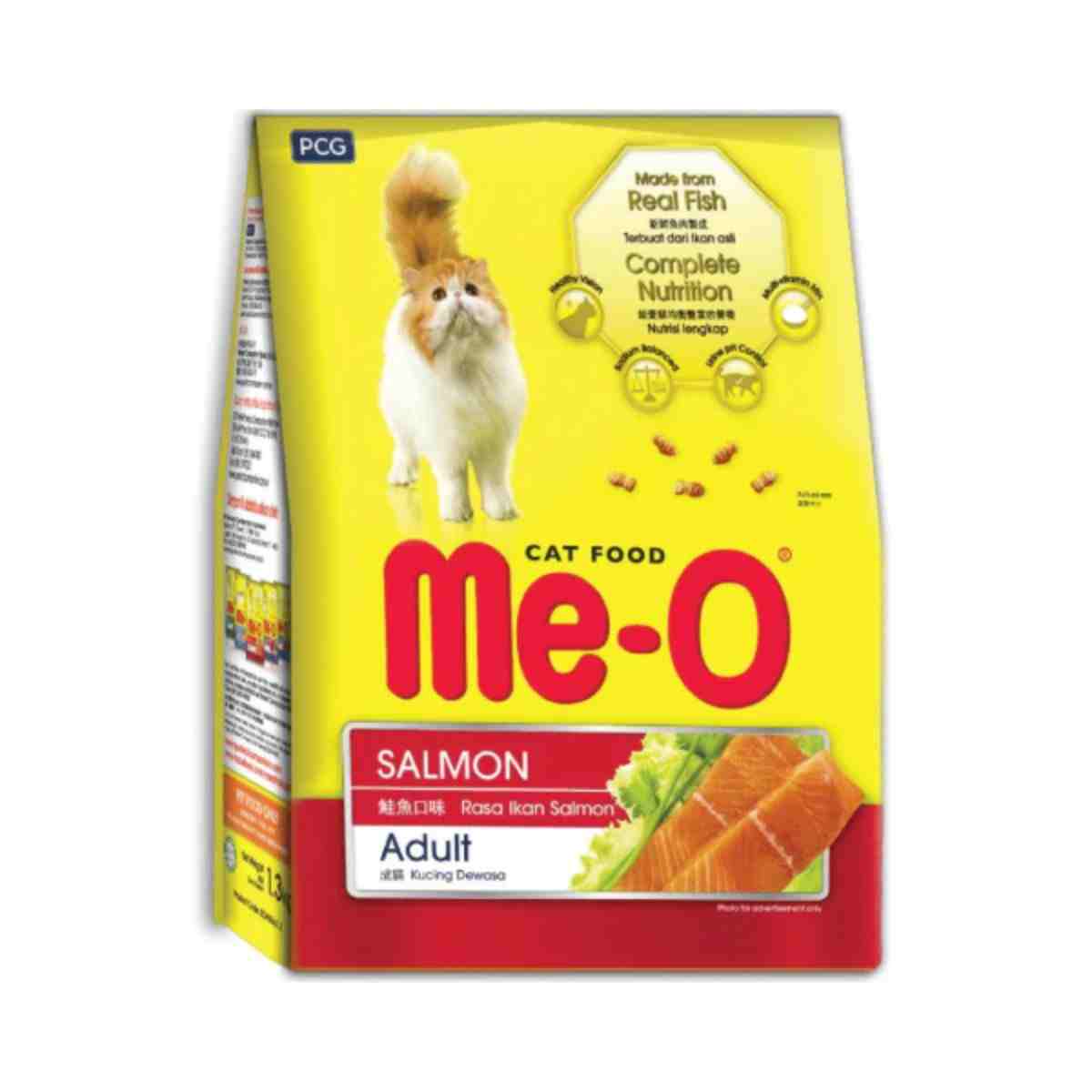 Me O Salmon Adult Dry Cat Food - 7 Kg + Treat