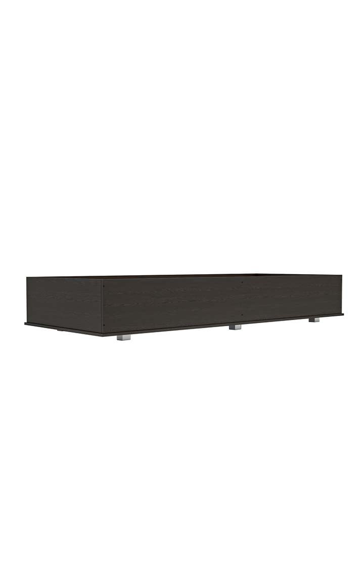 neudot Unique Engineered Wood Diwan Bed with Box Stoarge (Finish Color -WENGE)