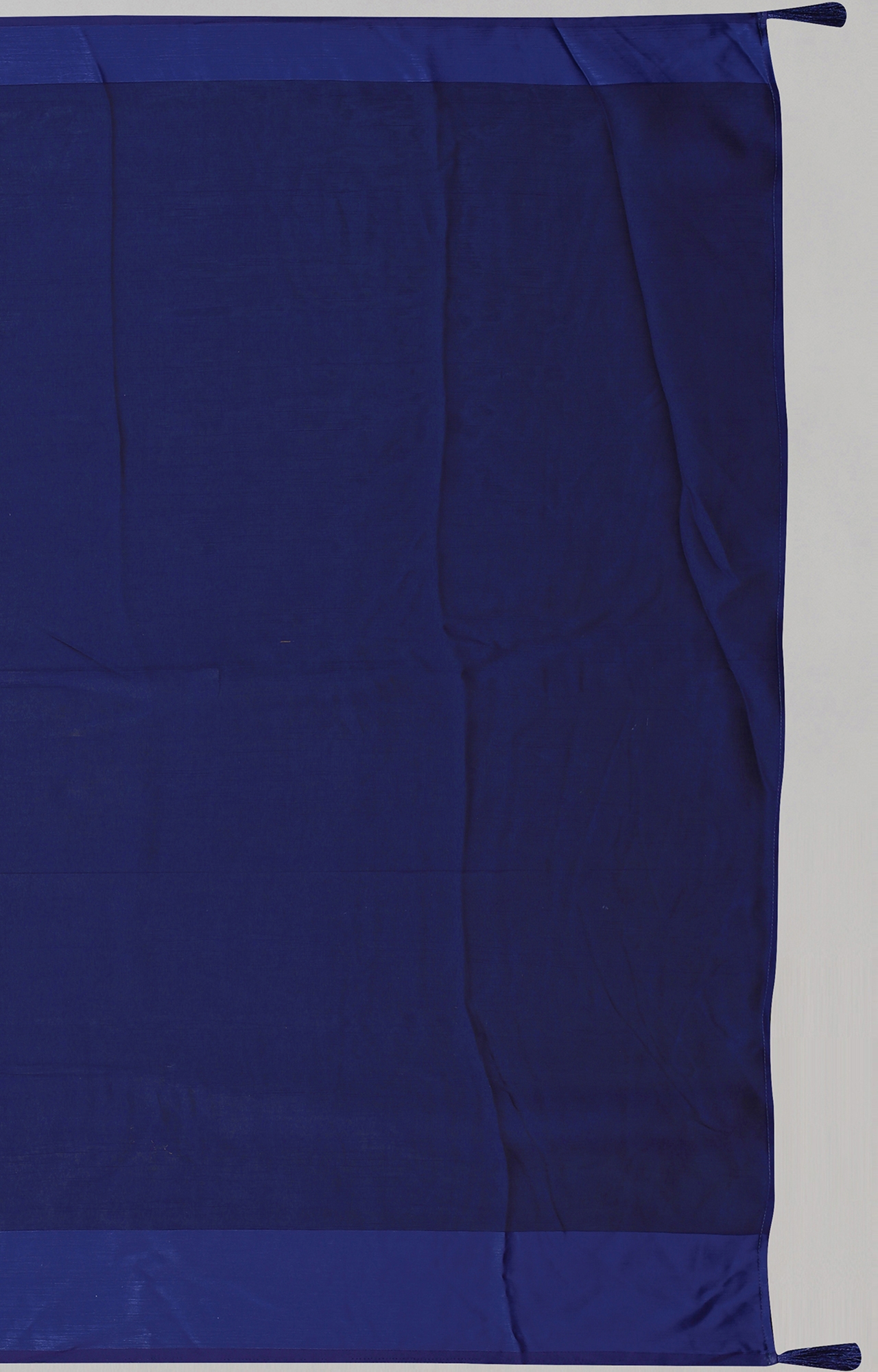 SHAILY RETAILS | Women Dark Blue Chiffon Party Wear Solid Saree-HACFNSTNBDR1079BLUE 6