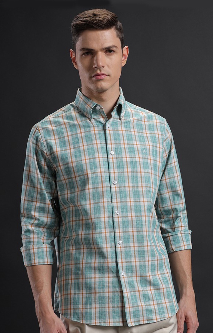 Aldeno | Men's Multi Cotton Checked Casual Shirt