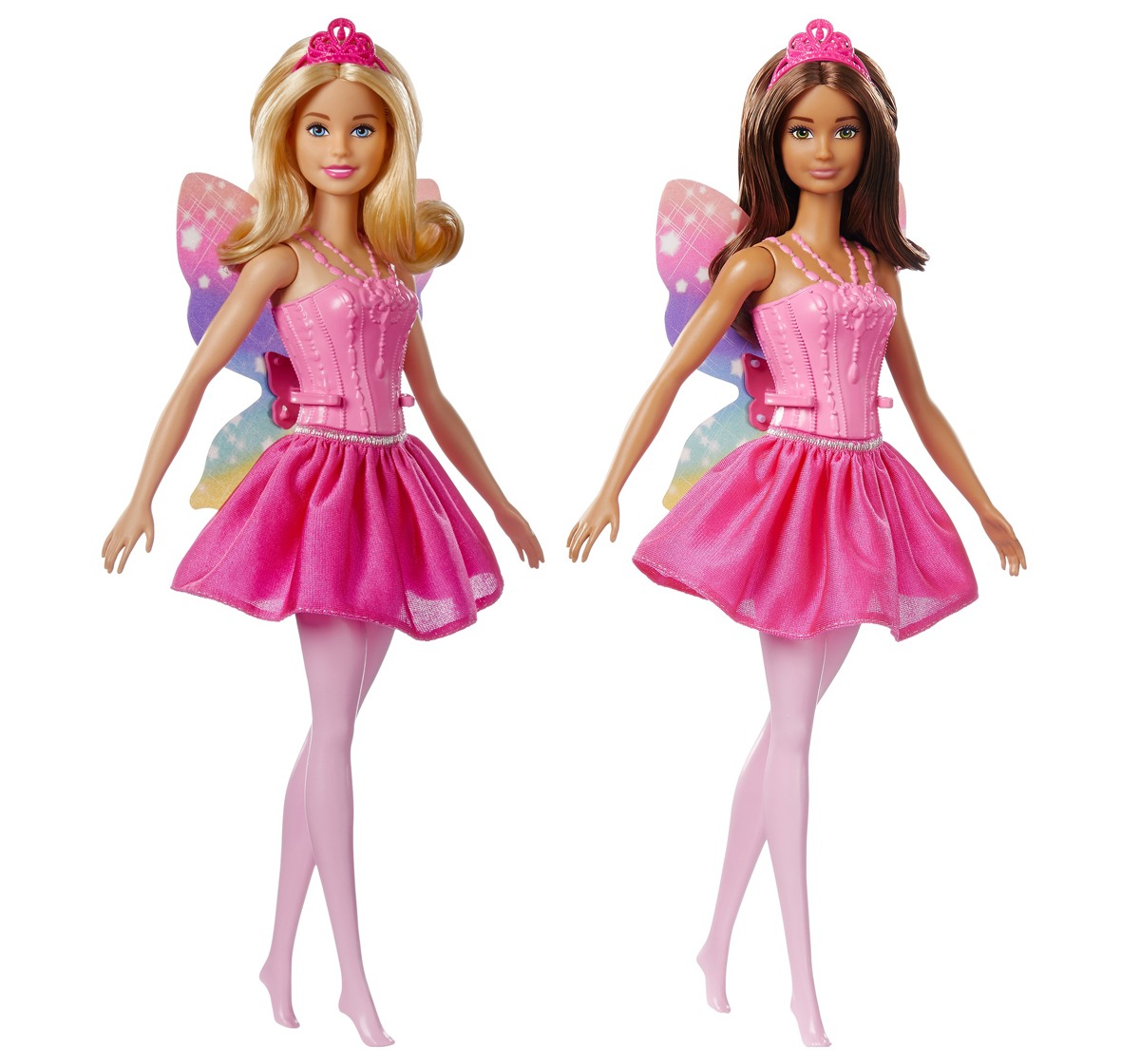 Barbie Doll and Fairytale Dress-Up Set, Fairy Characters, Great Toy Gift  for Ages 3 Years, Assorted