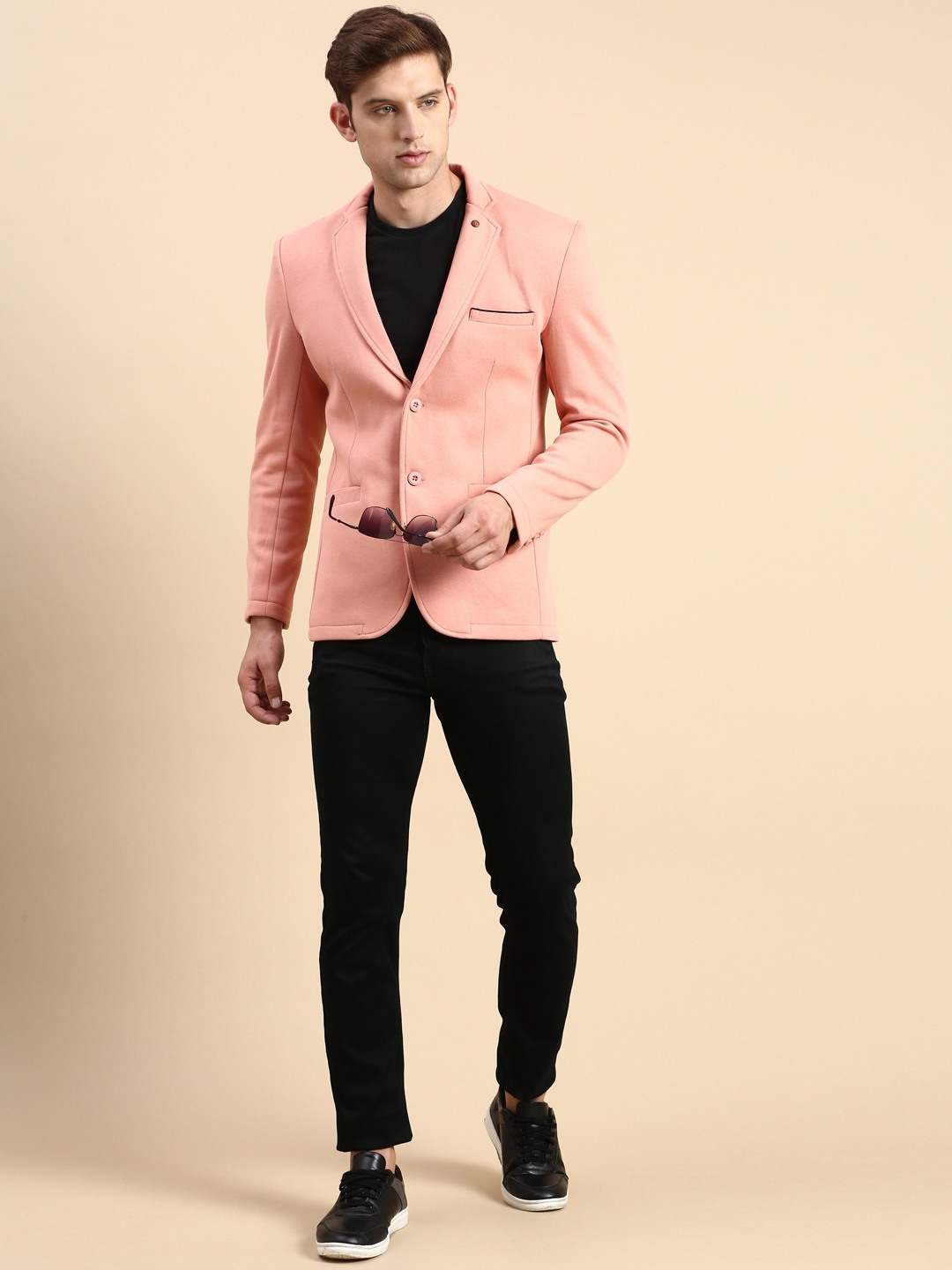 Peach discount blazer men