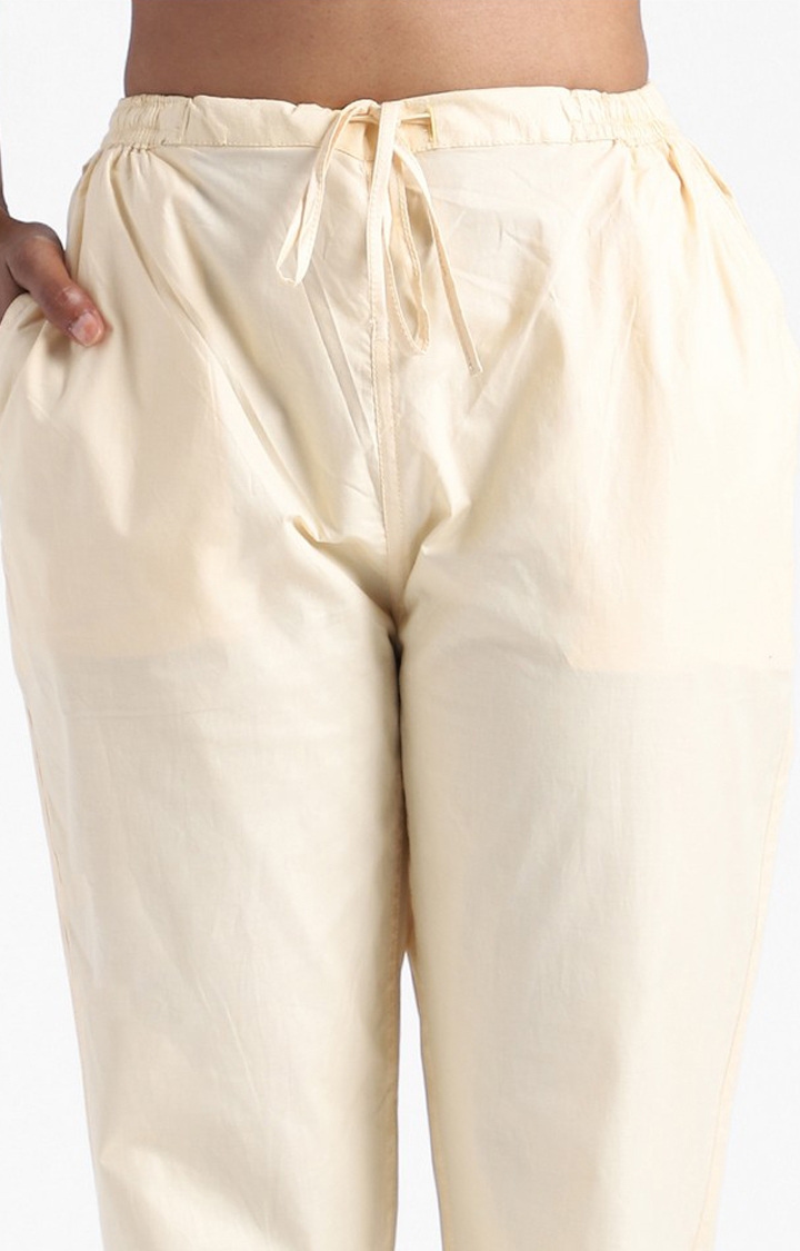 Buy KOTTY Womens Faux Leather Soft Cream Solid Pu Pant (Soft Cream,30) at  Amazon.in