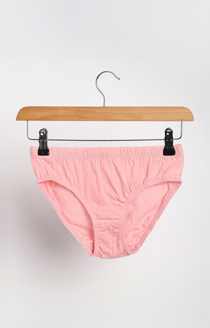 Organic Cotton & Naturally Dyed Womens Rose Pink & Soil Brown Combo  Underwear - Pack of 2