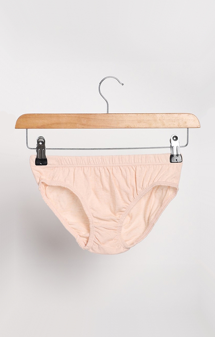 Organic Cotton & Natural Fiber Dyed Pink & Pomo Yellow Combo Underwear -  Pack of 2