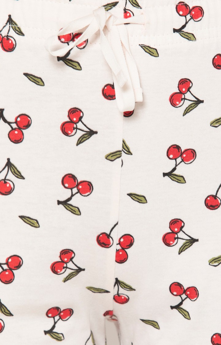 Women's Multicolored Cotton Printed Pyjama (Pack of 2)