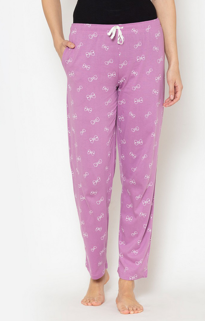 Women's Multicolored Cotton Printed Pyjama (Pack of 2)