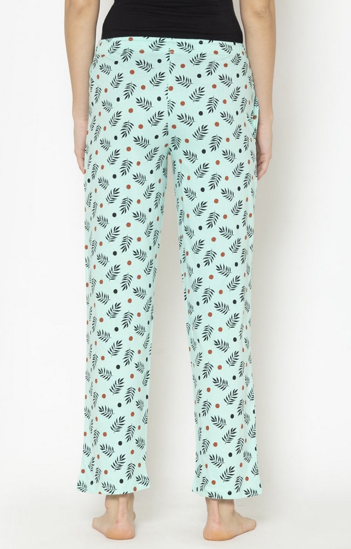 Lounge Dreams | Women's Multicolored Cotton Printed Pyjama (Pack of 2) 5